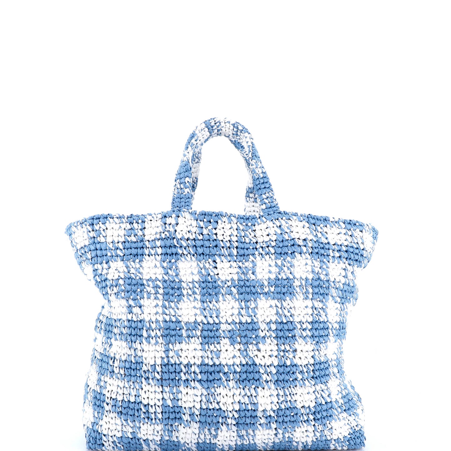 Logo Tote Raffia Large