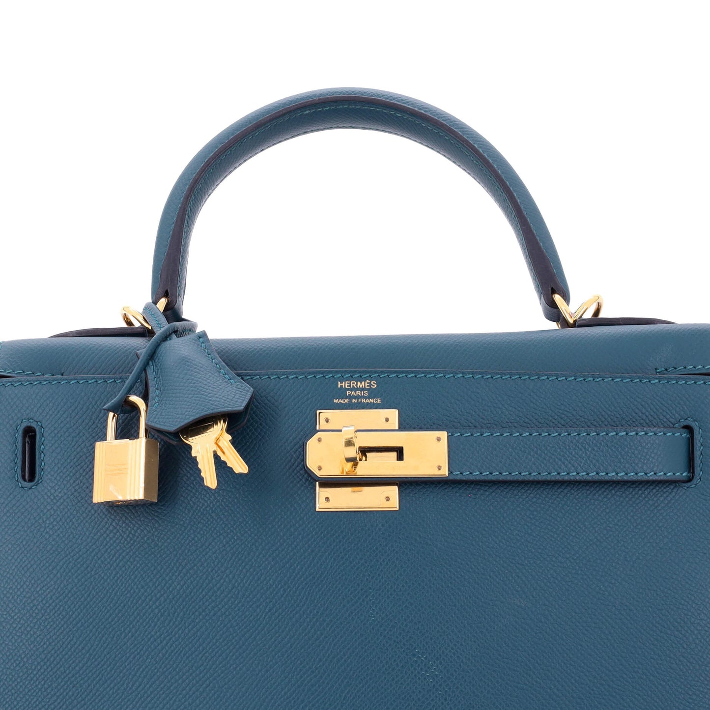 Kelly Handbag Colvert Epsom with Gold Hardware 28