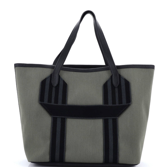 Pursangle Tote Canvas with Leather