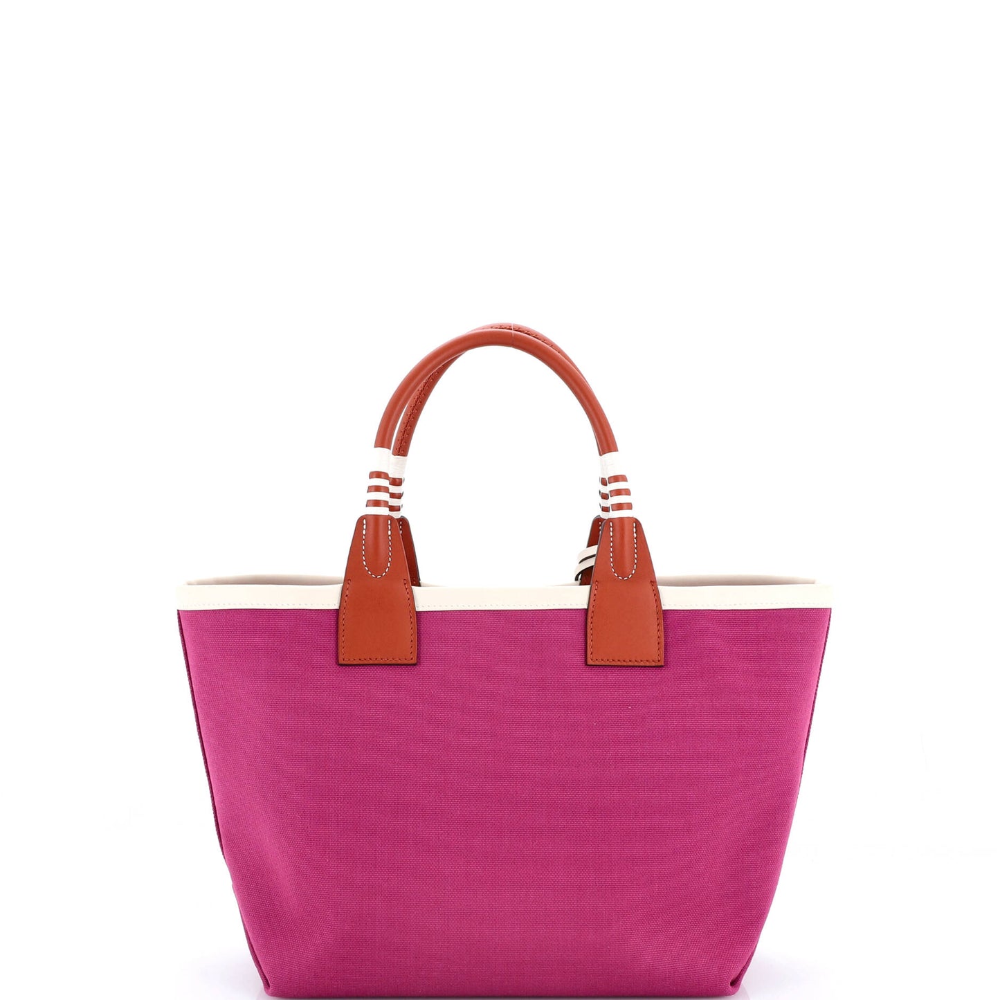 Sac Steeple Tote Toile with Leather 25