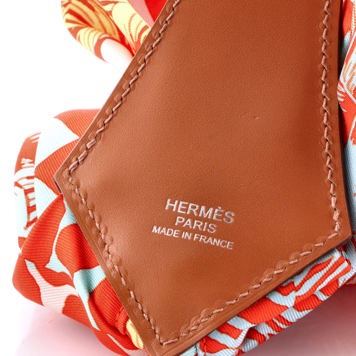 Balusoie Bag Printed Silk and Leather