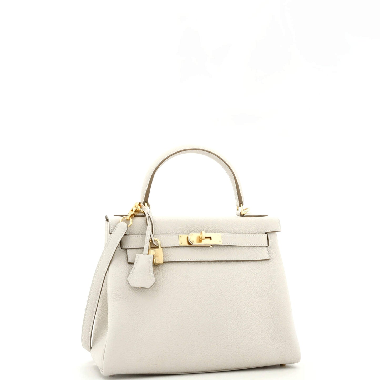 Kelly Handbag Light Togo with Gold Hardware 28