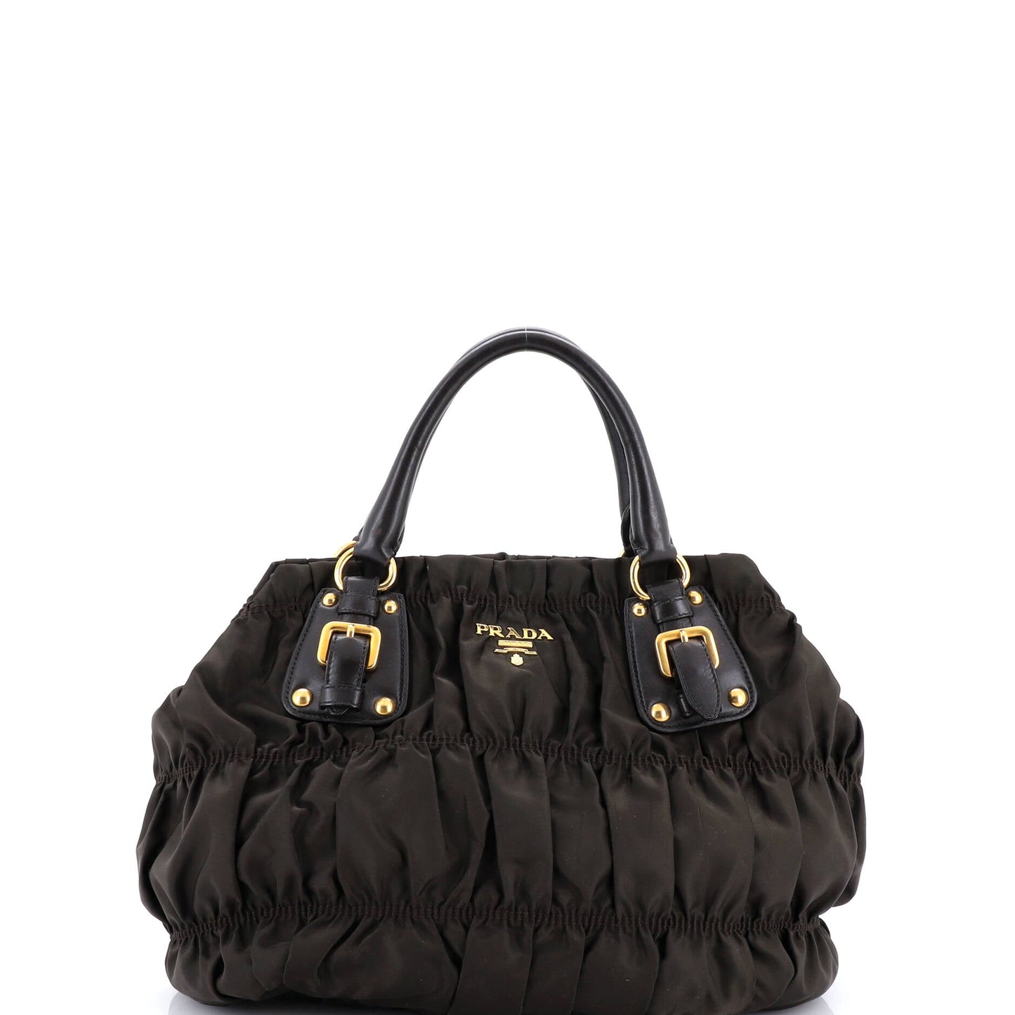 Gaufre Convertible Tote Leather and Tessuto Large