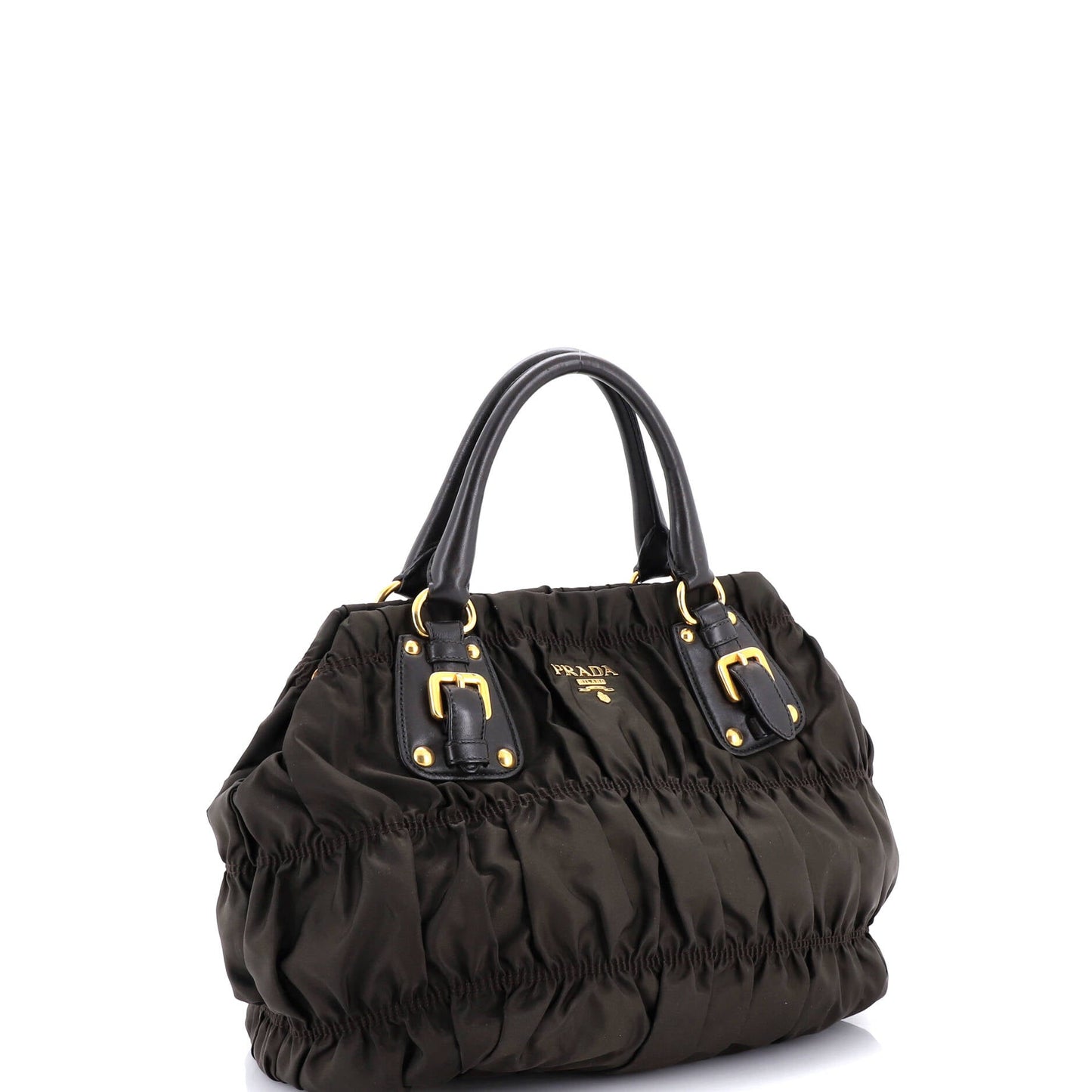 Gaufre Convertible Tote Leather and Tessuto Large