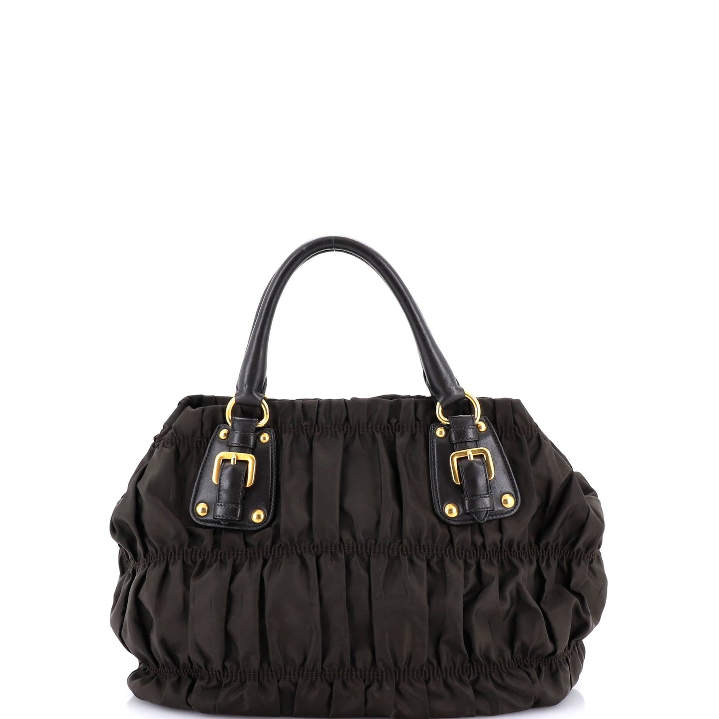 Gaufre Convertible Tote Leather and Tessuto Large