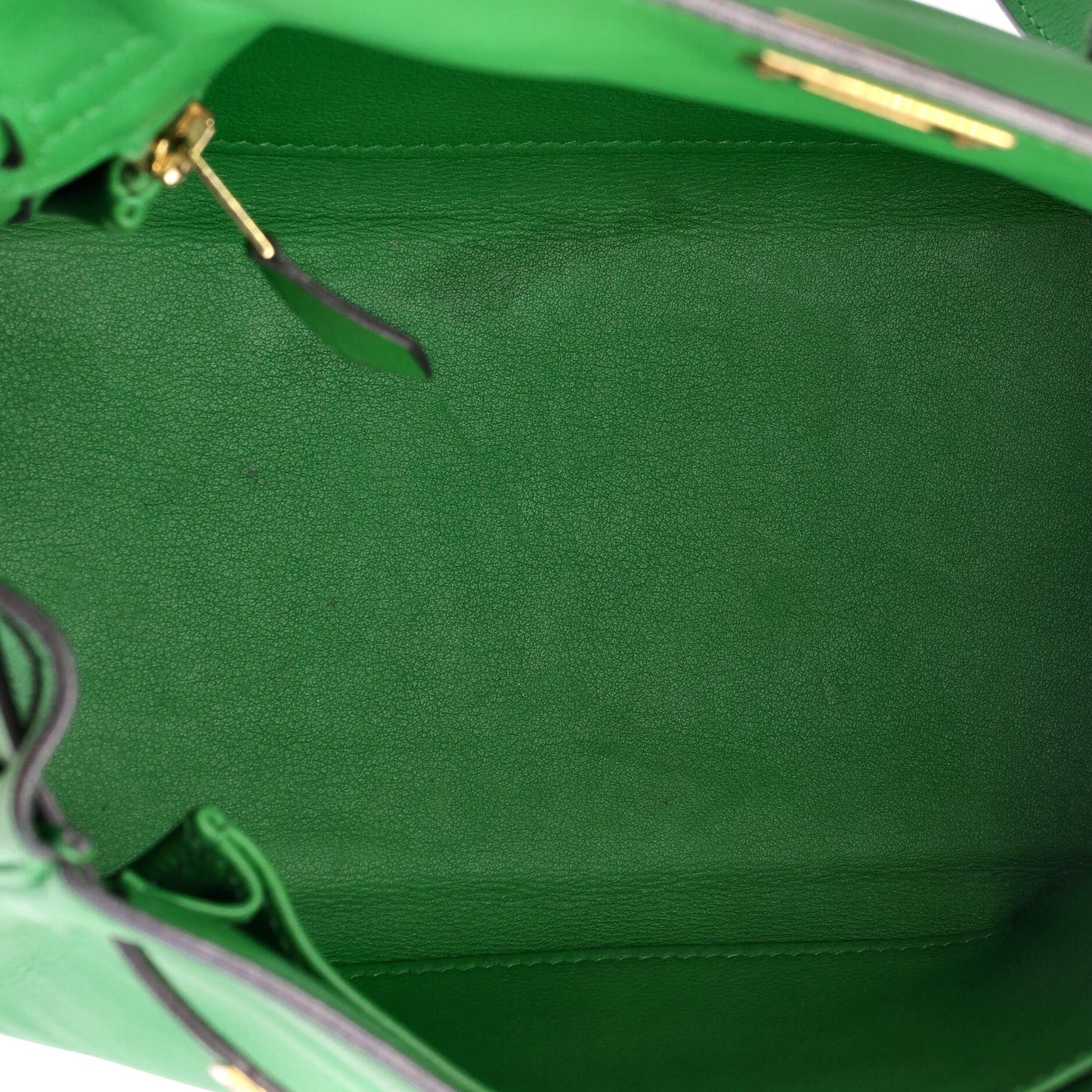 Kelly Handbag Bamboo Swift with Gold Hardware 25