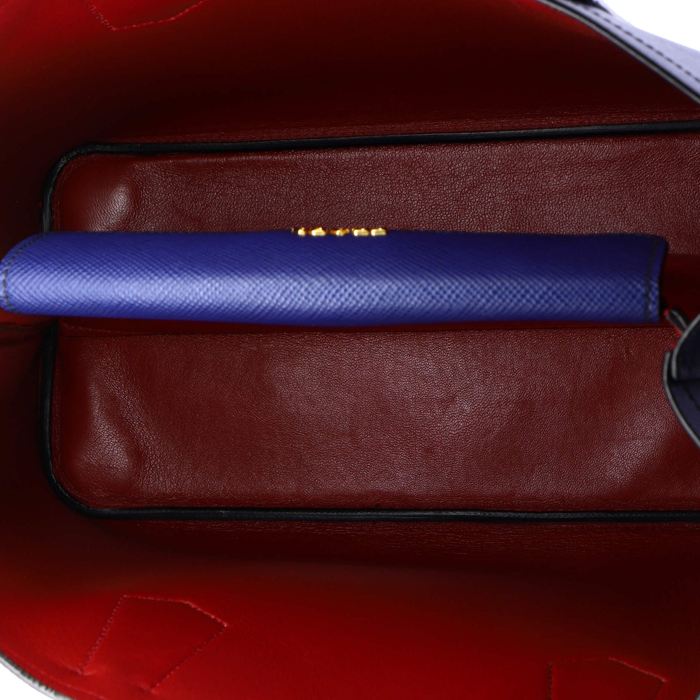 Cuir Double Tote Saffiano Leather Medium