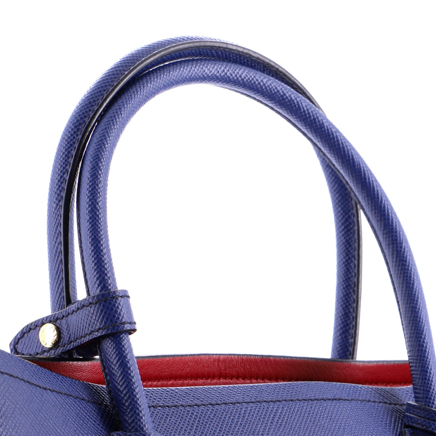Cuir Double Tote Saffiano Leather Medium