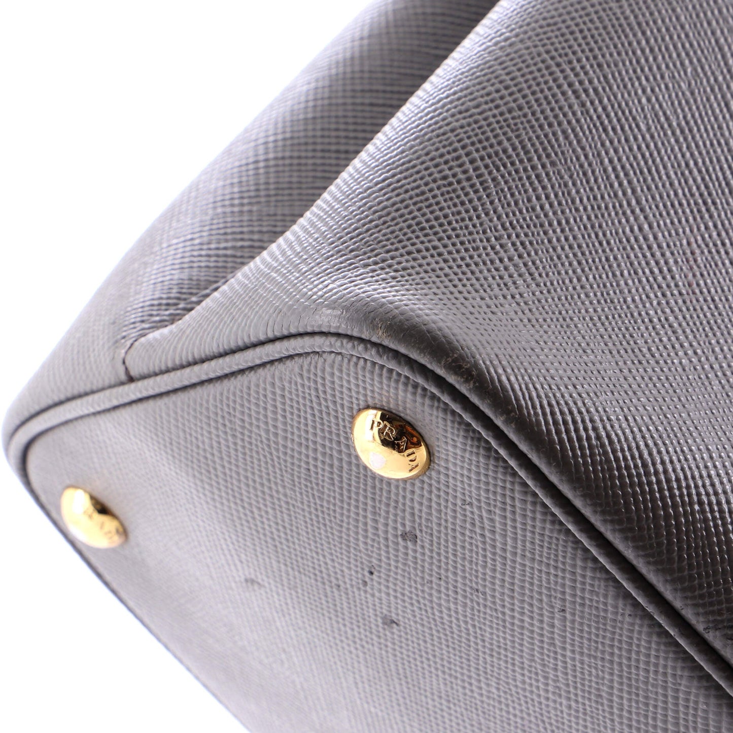 Cuir Double Tote Saffiano Leather Medium