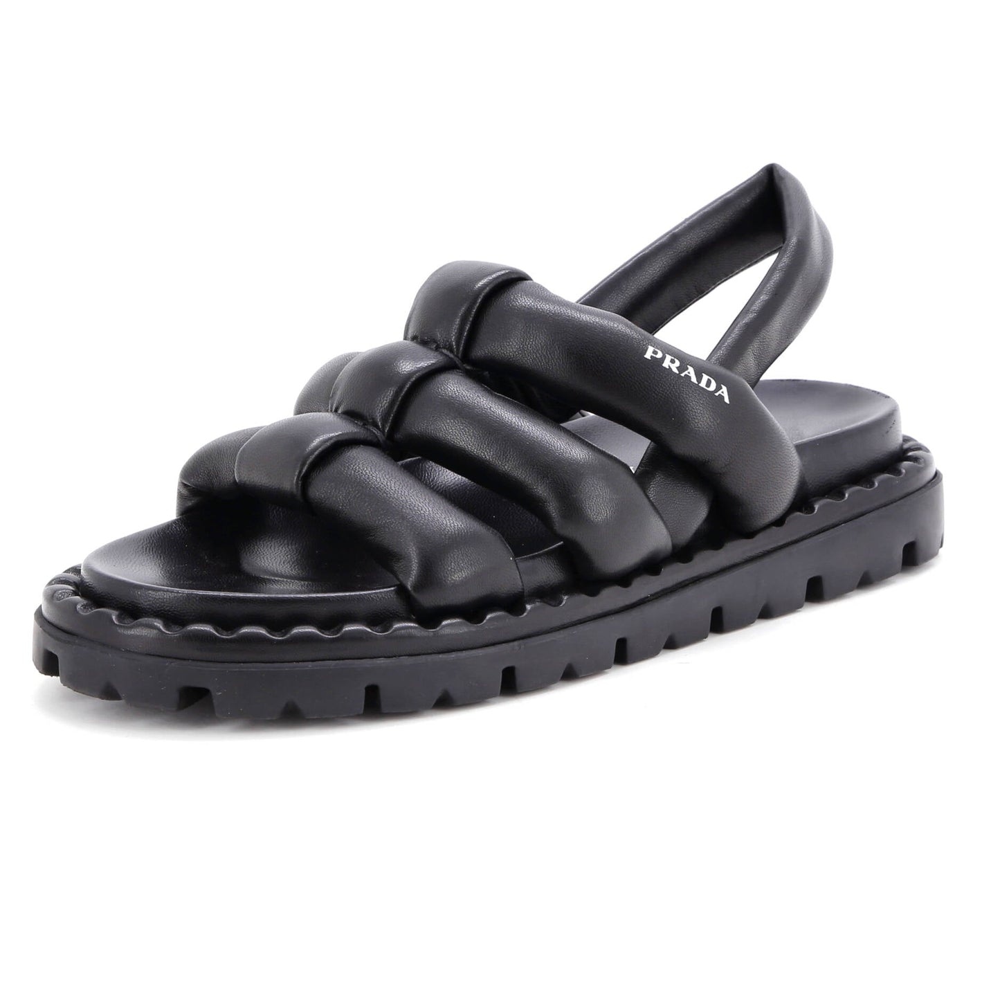 Women's Padded Slingback Sandals Leather