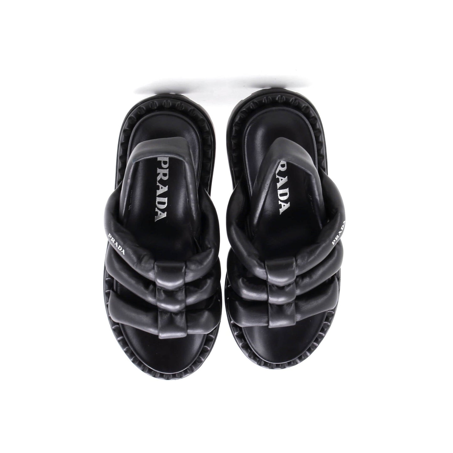 Women's Padded Slingback Sandals Leather