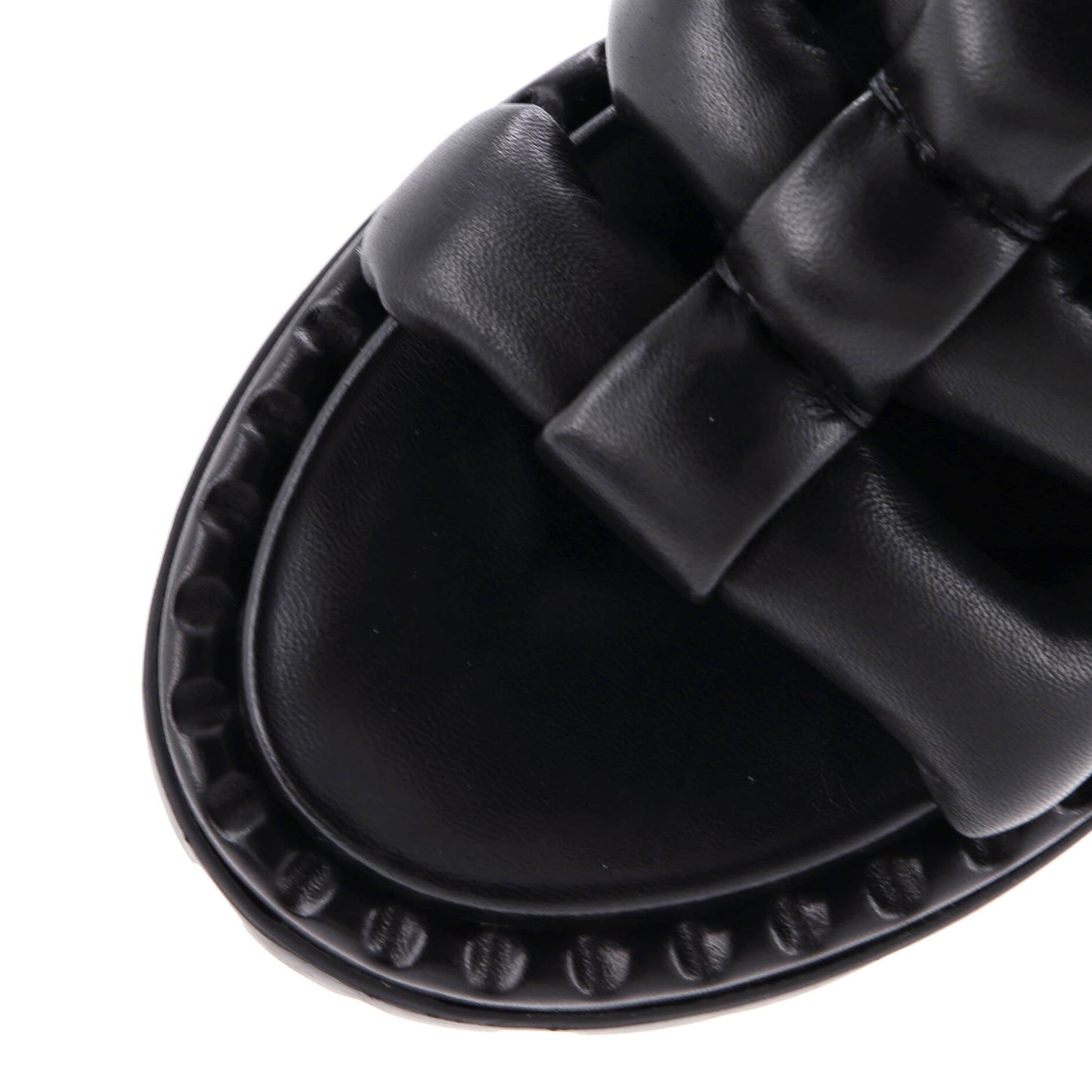 Women's Padded Slingback Sandals Leather