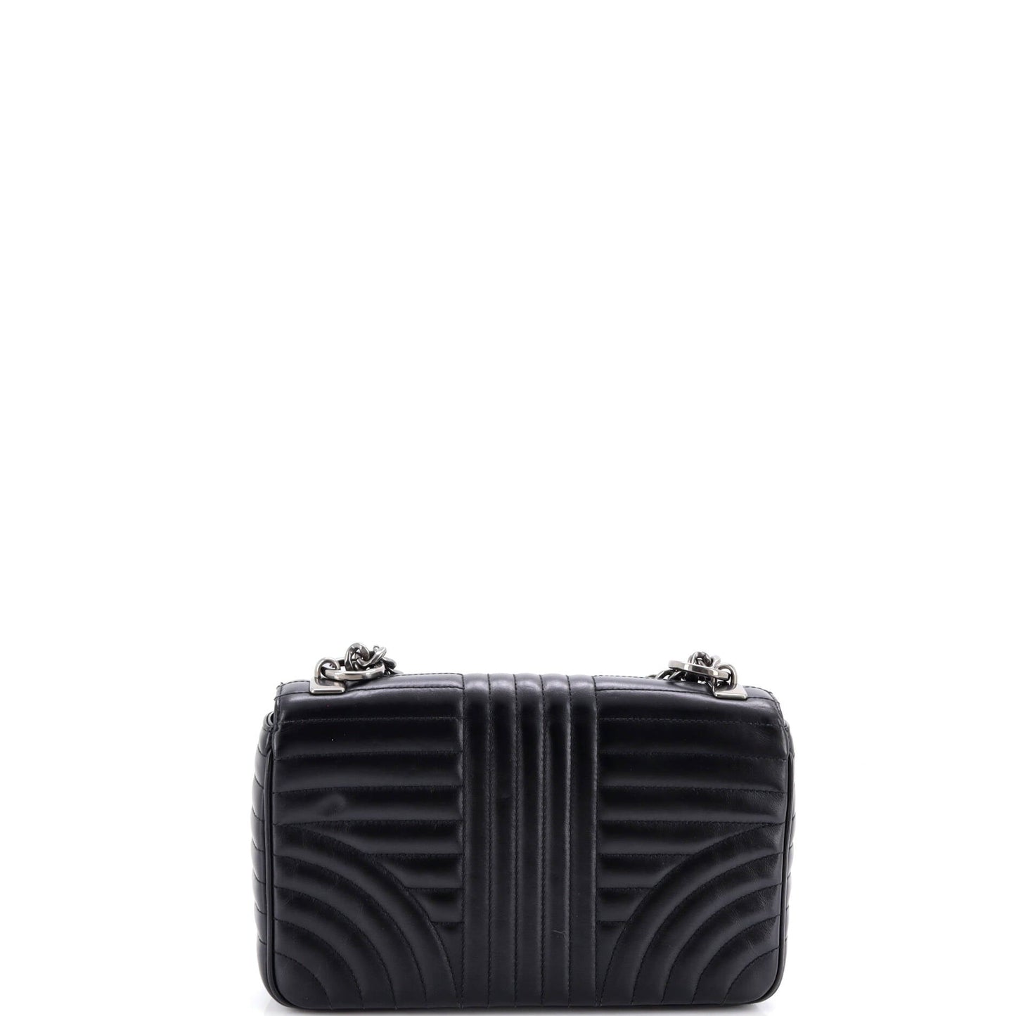 Chain Flap Shoulder Bag Diagramme Quilted Leather Medium