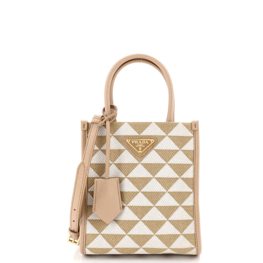 Symbole Shopper Tote Jacquard Mini