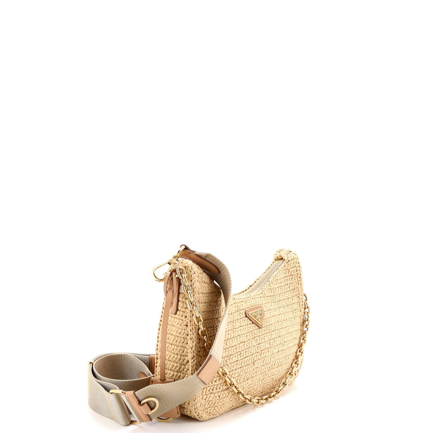 Re-Edition 2005 Shoulder Bag Raffia Small