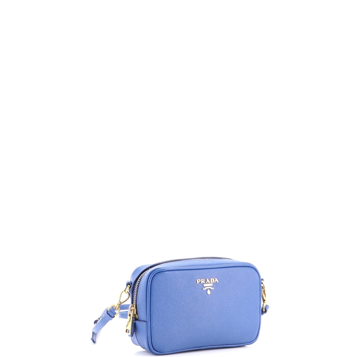 Camera Shoulder Bag Saffiano Leather Mini