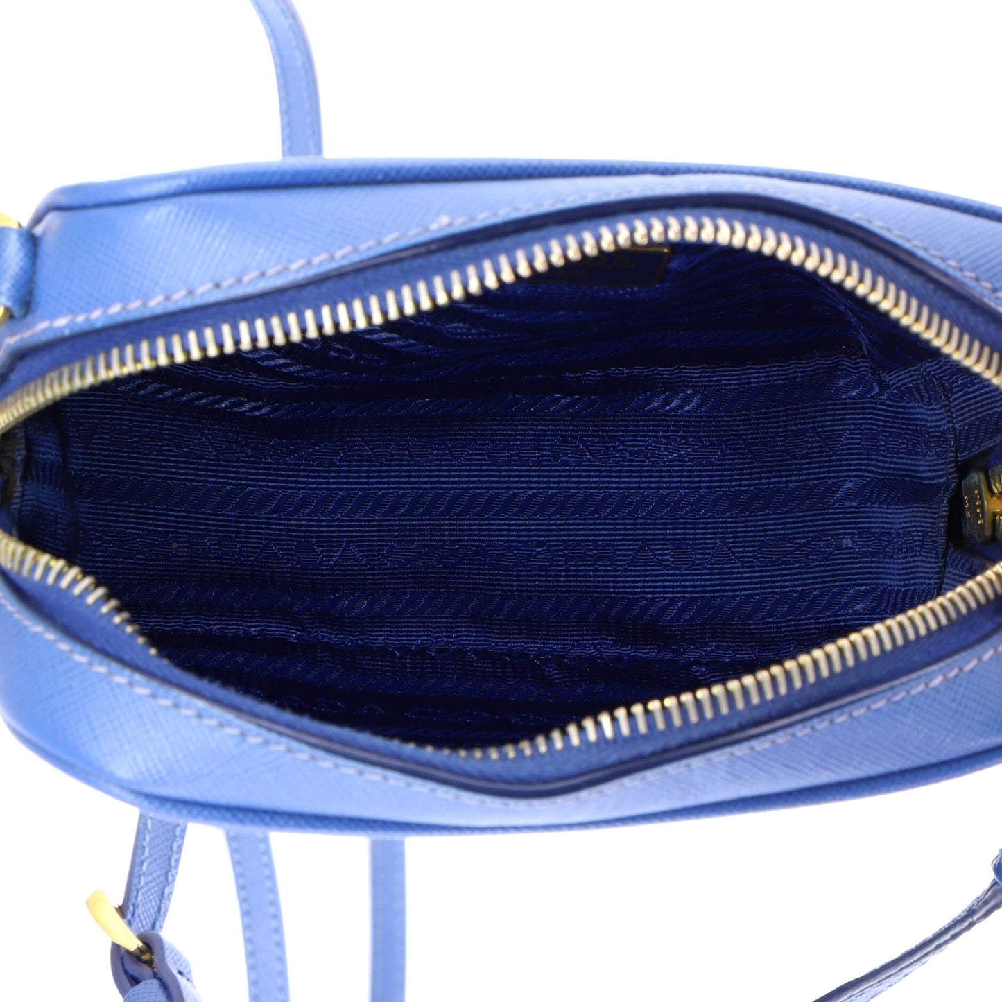 Camera Shoulder Bag Saffiano Leather Mini