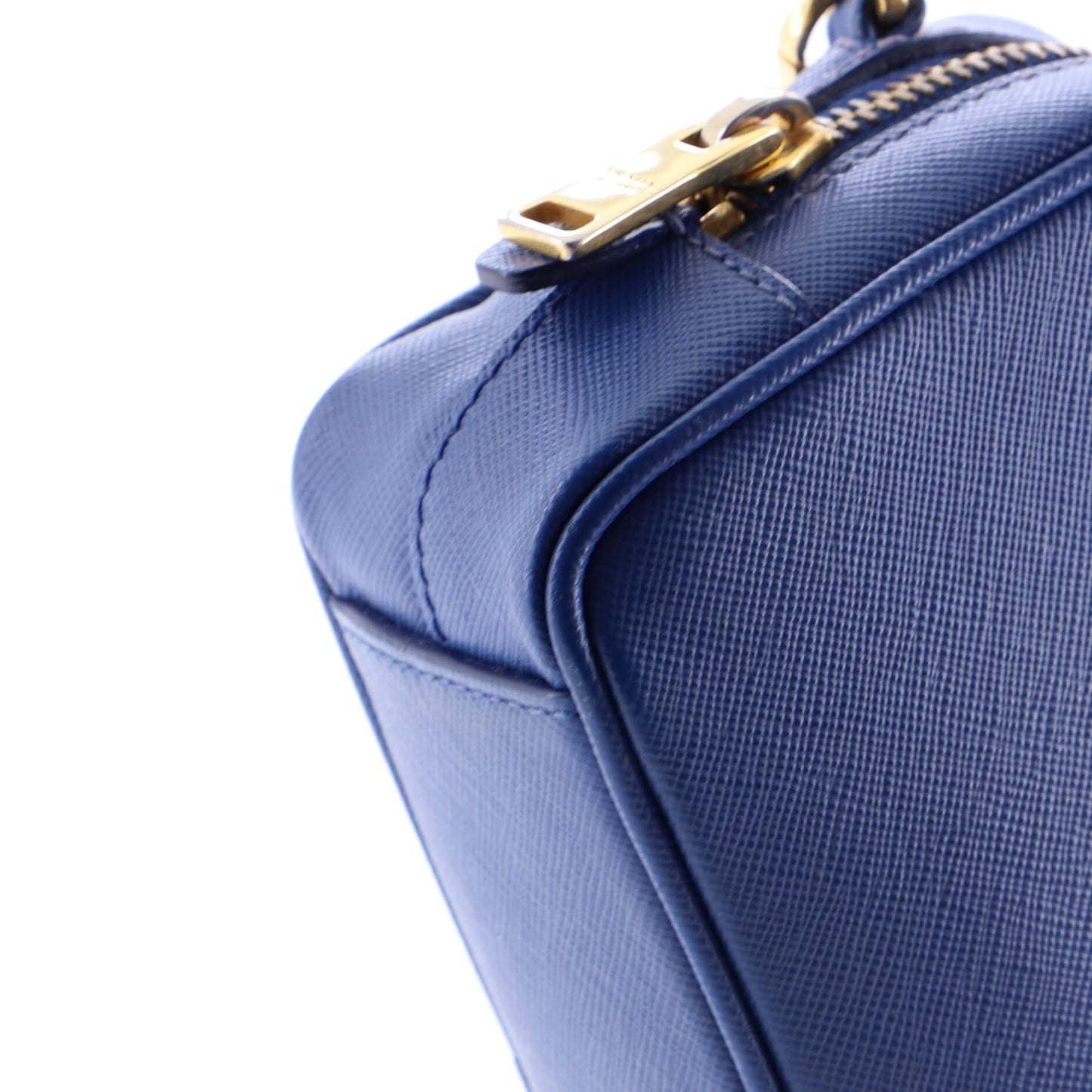 Camera Shoulder Bag Saffiano Leather Mini