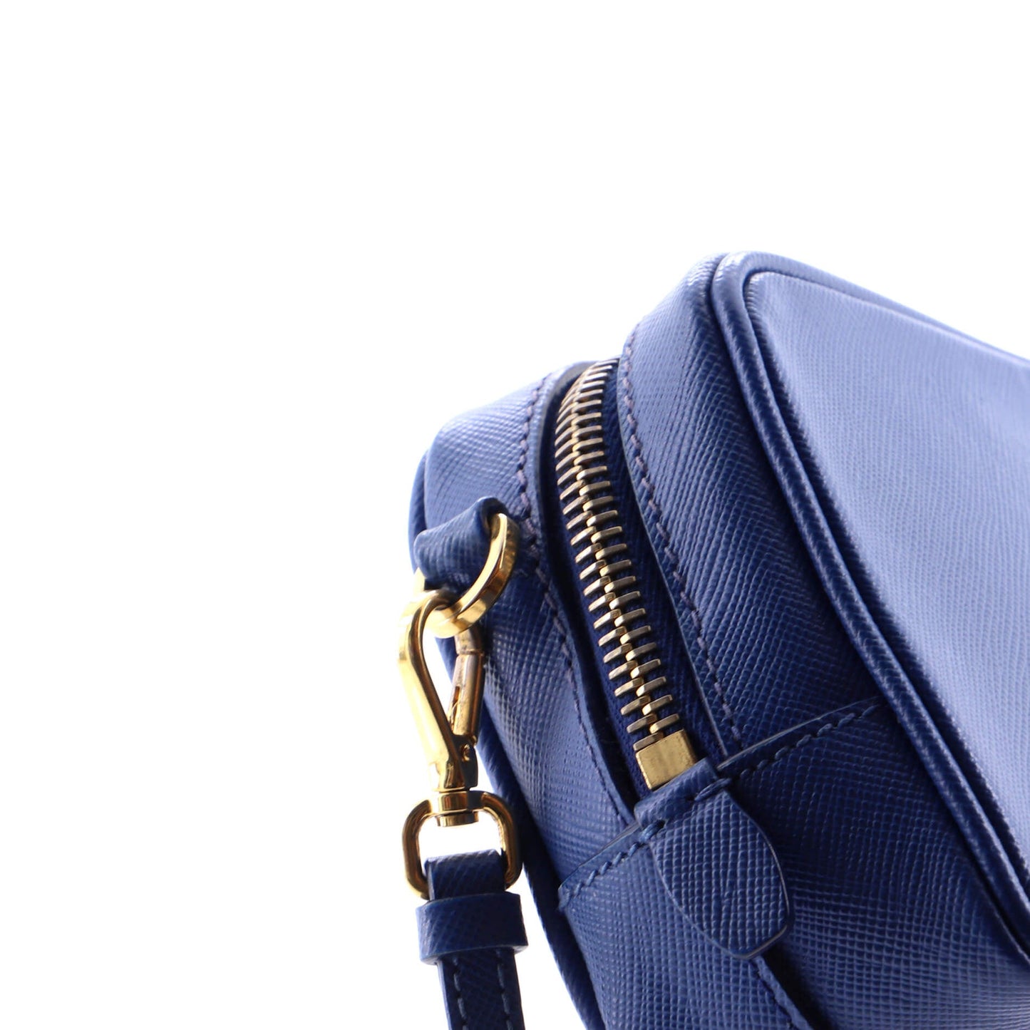 Camera Shoulder Bag Saffiano Leather Mini
