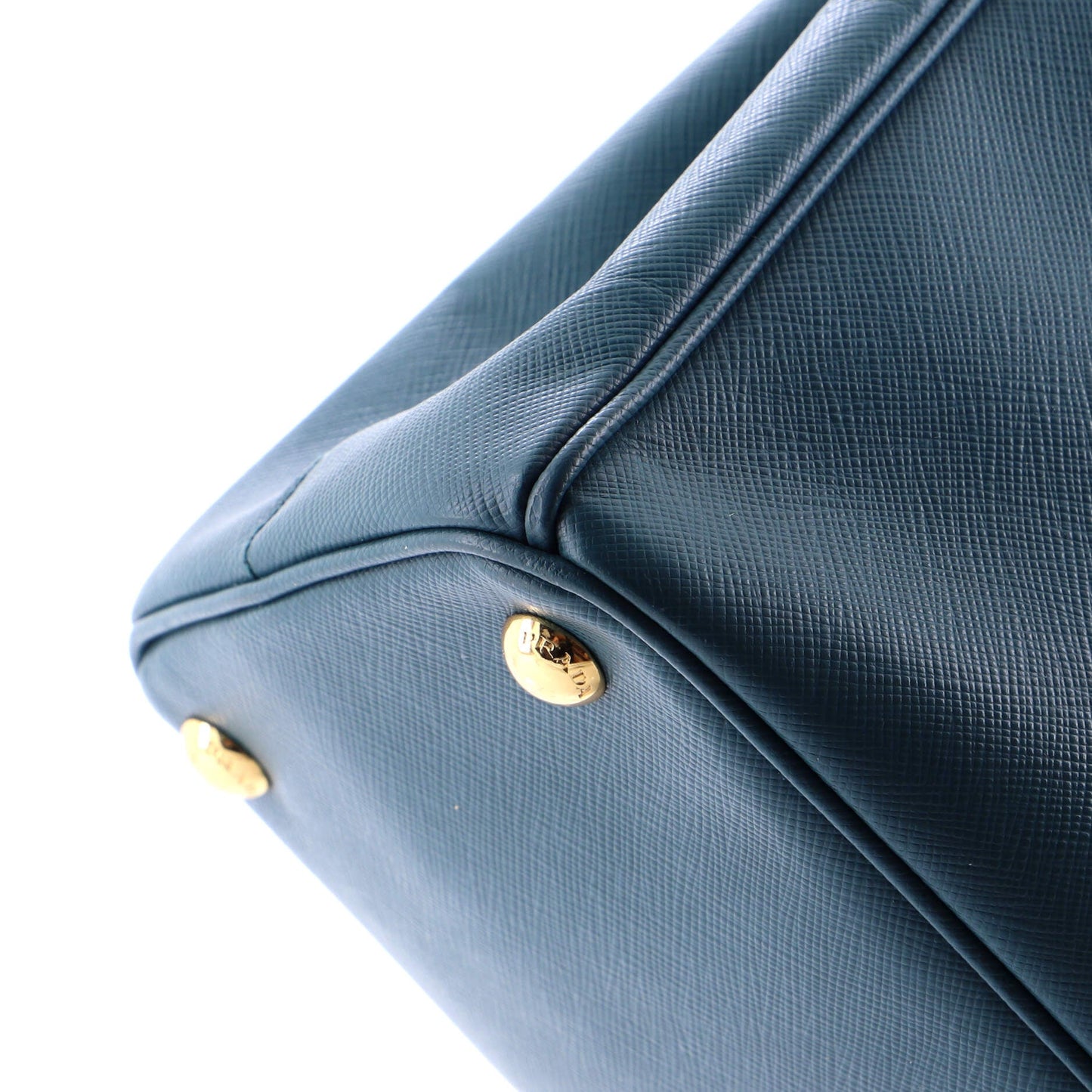 Double Zip Lux Tote Saffiano Leather Small