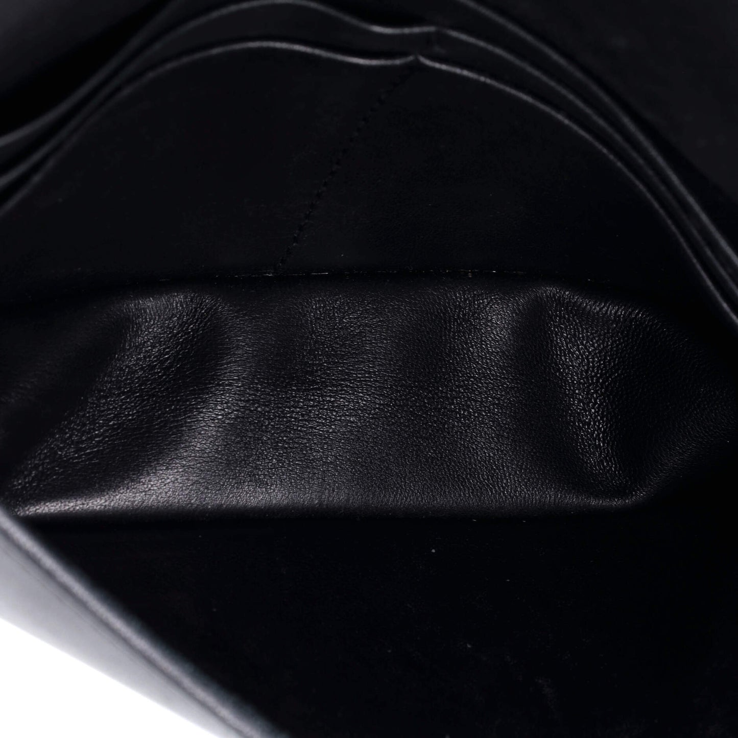 Wallet on Chain Diagramme Quilted Leather Small