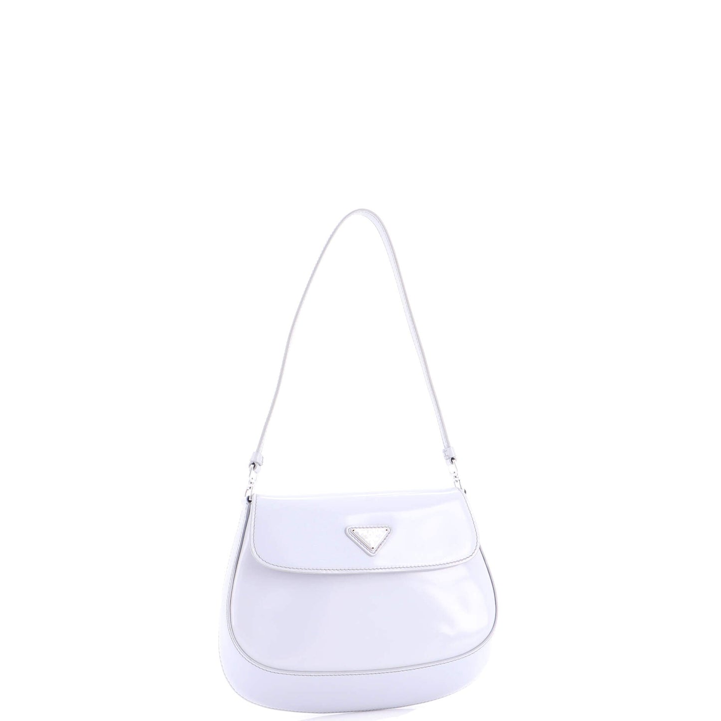 Cleo Flap Shoulder Bag Spazzolato Leather Small