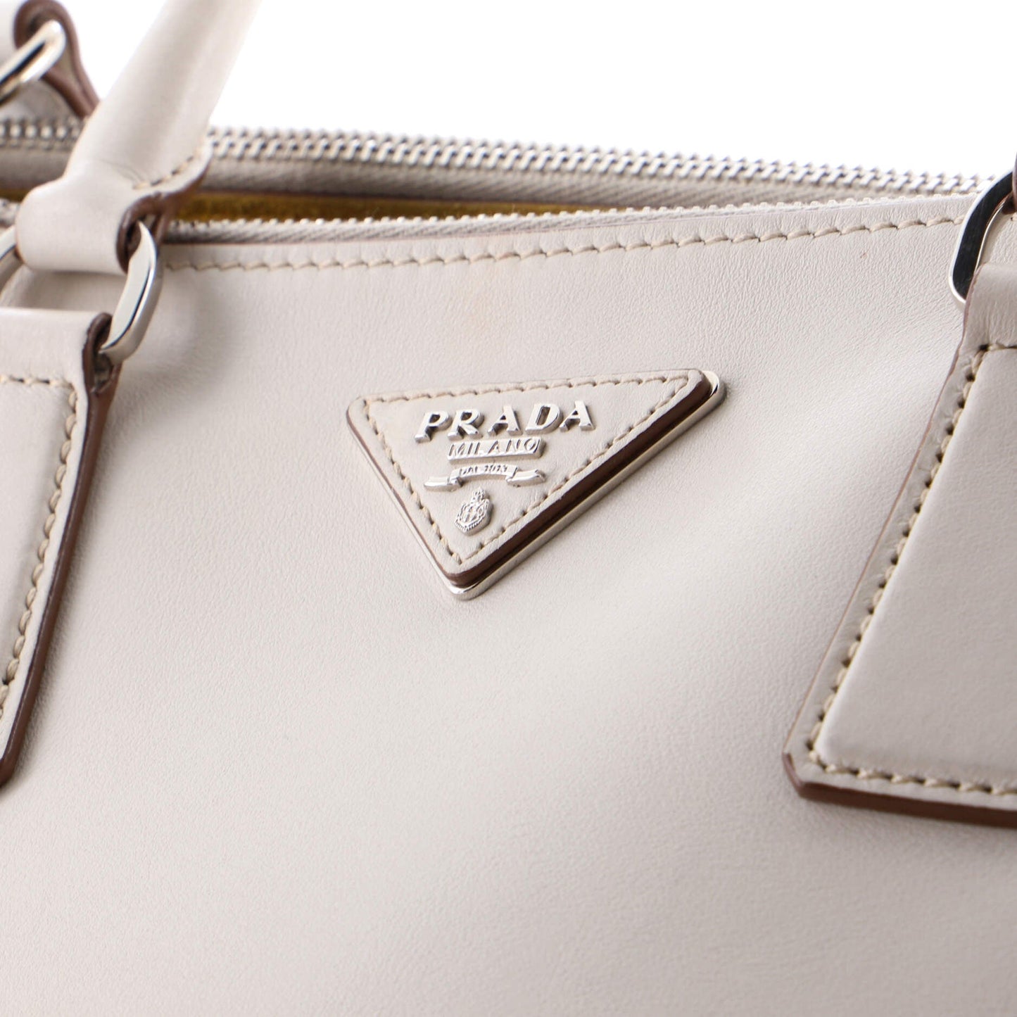 Double Zip Lux Tote Saffiano Leather Medium