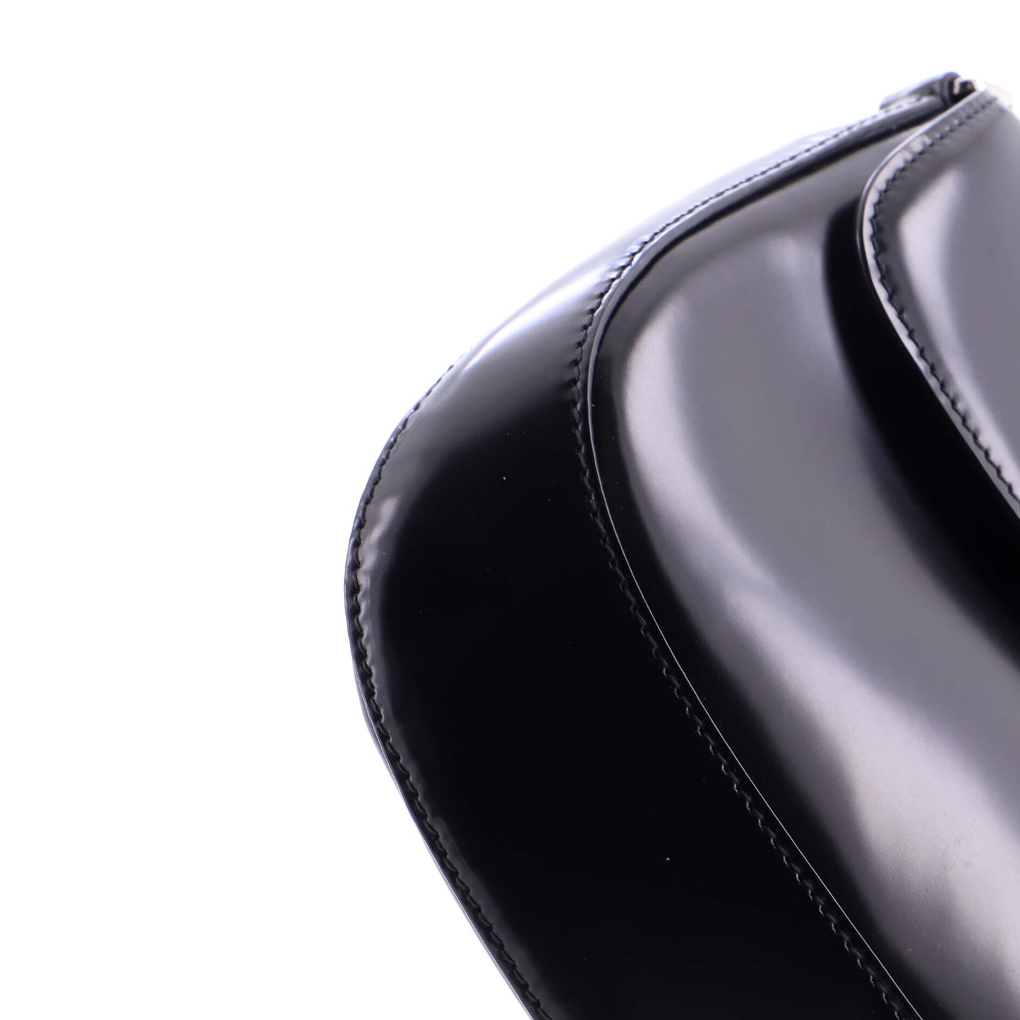 Cleo Flap Shoulder Bag Spazzolato Leather Small