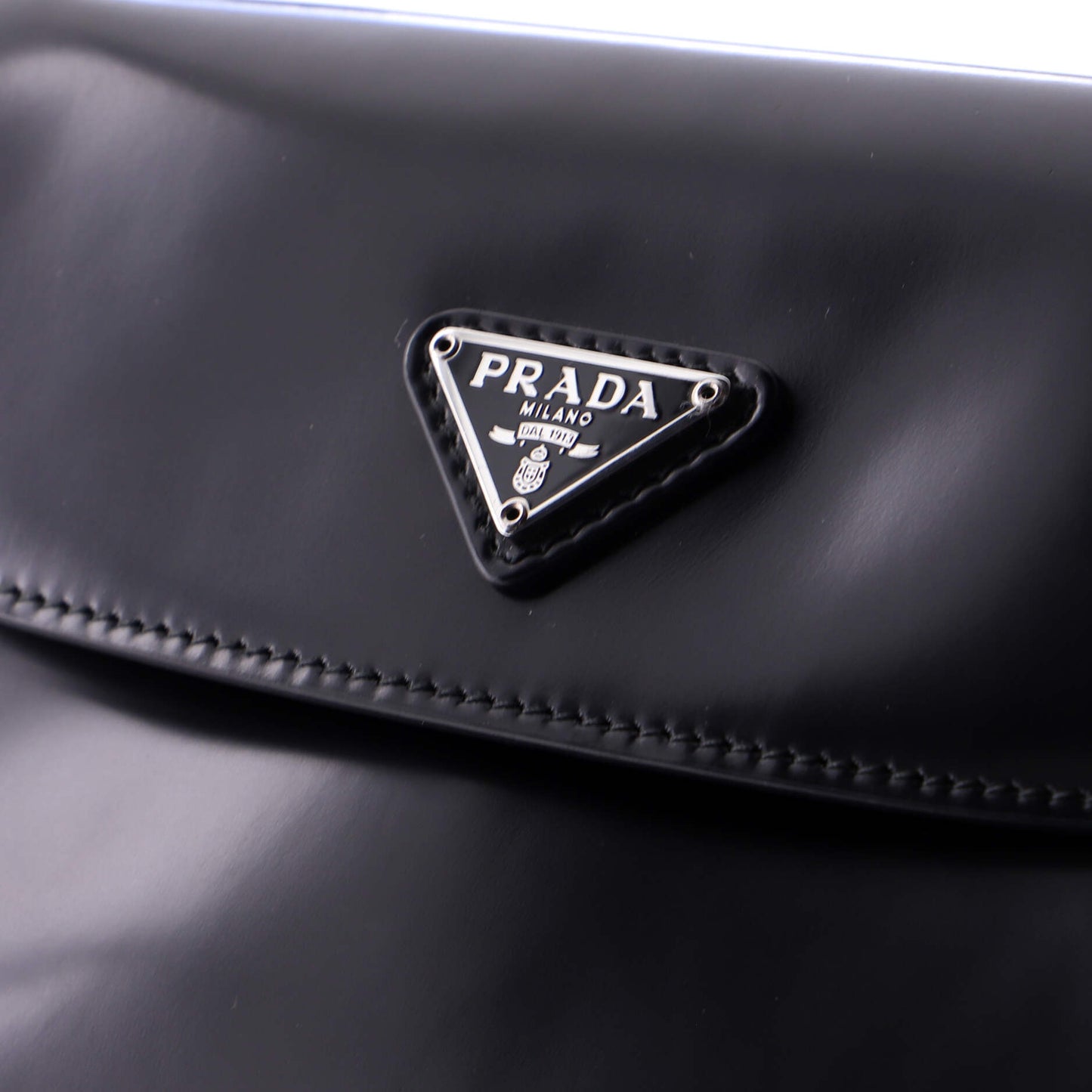 Cleo Flap Shoulder Bag Spazzolato Leather Small