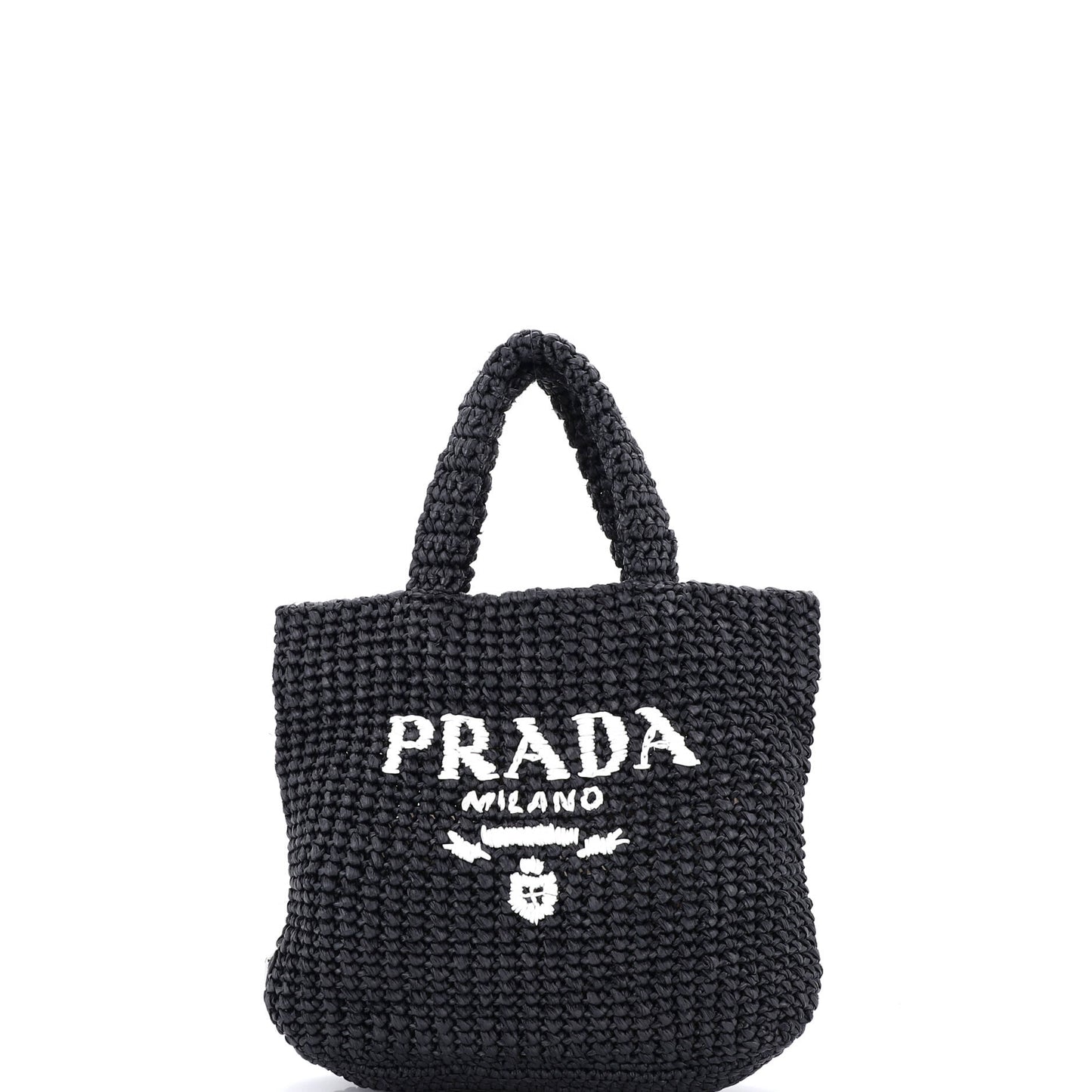 Logo Tote Raffia Small