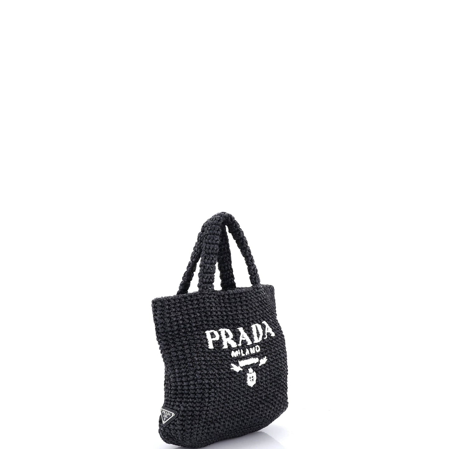 Logo Tote Raffia Small