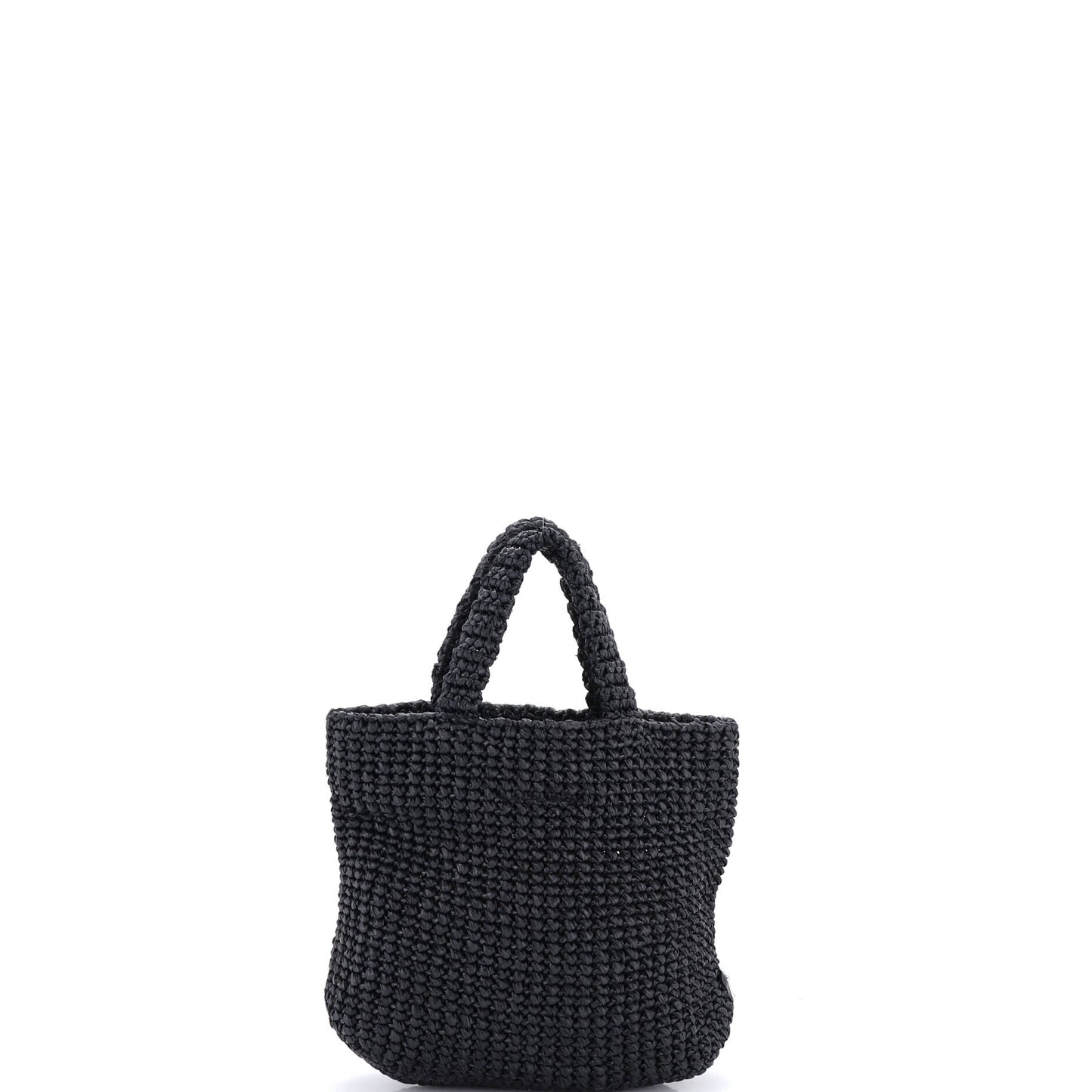 Logo Tote Raffia Small