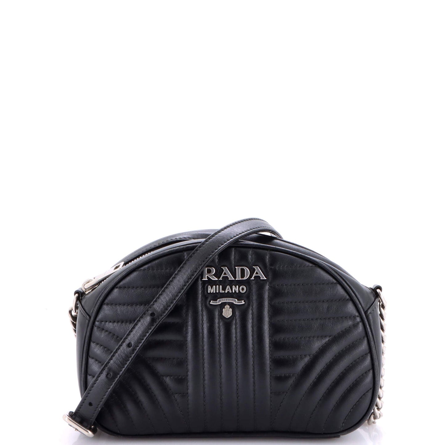 Dome Crossbody Bag Diagramme Quilted Leather Small