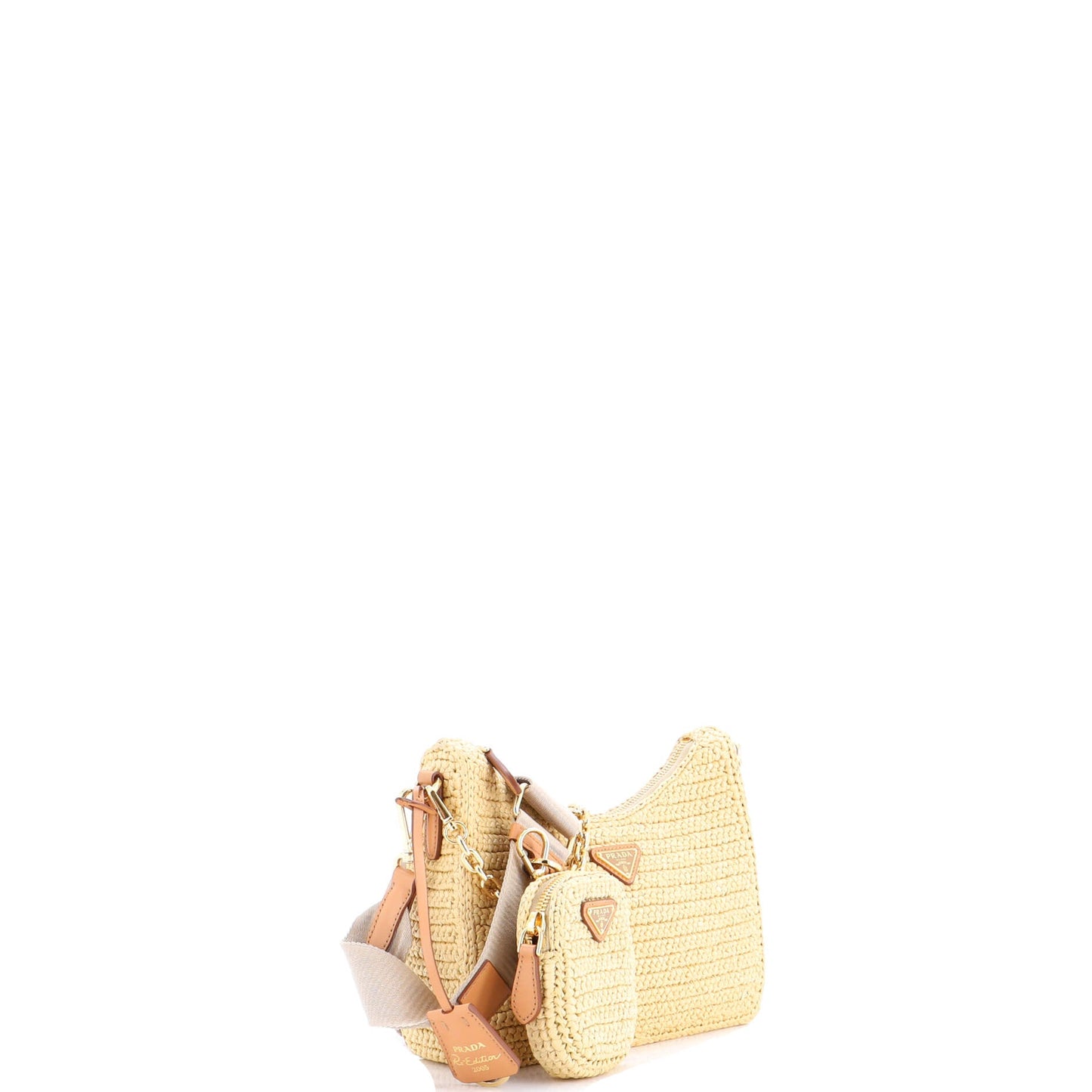 Re-Edition 2005 Shoulder Bag Raffia Small