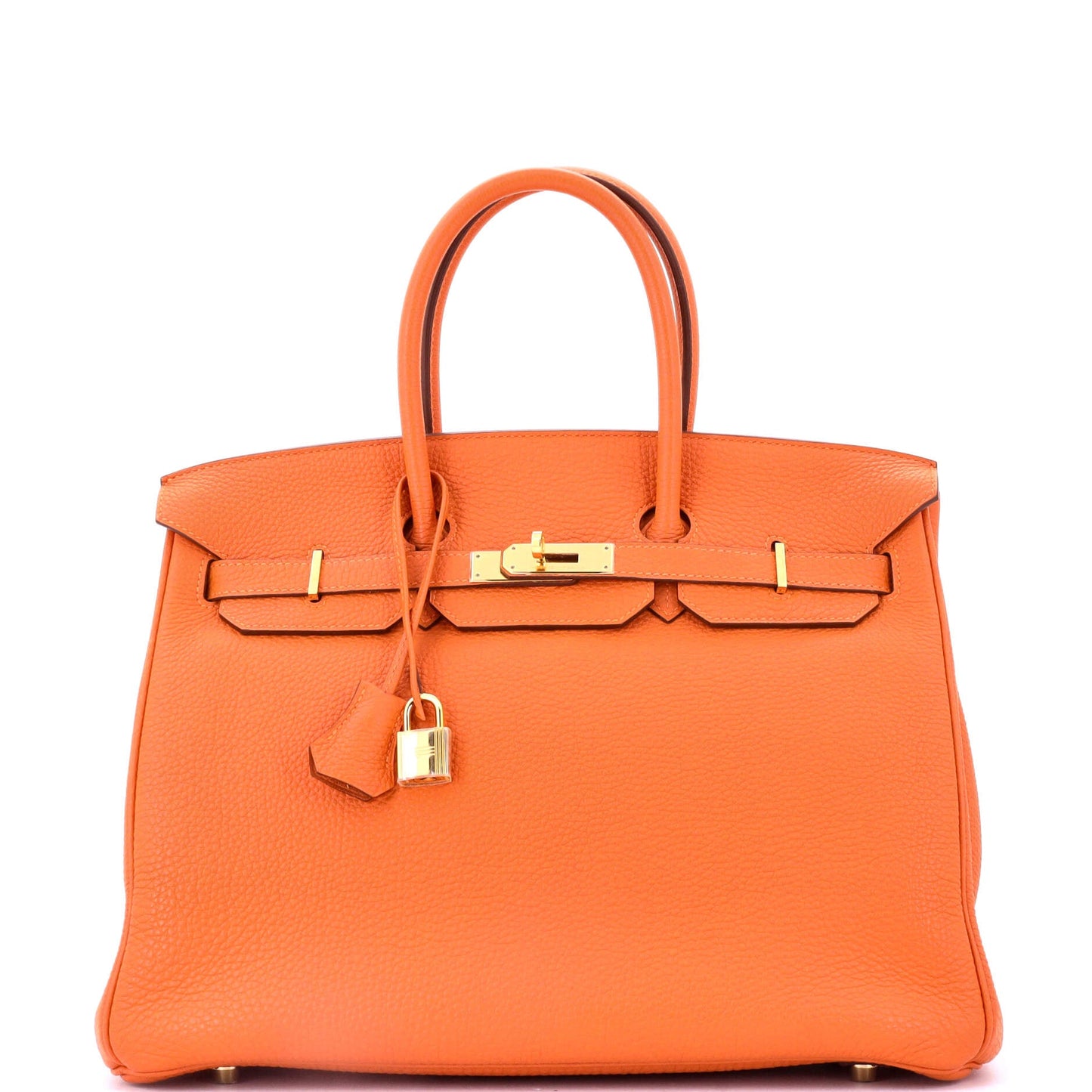 Birkin Handbag Feu Togo with Gold Hardware 35