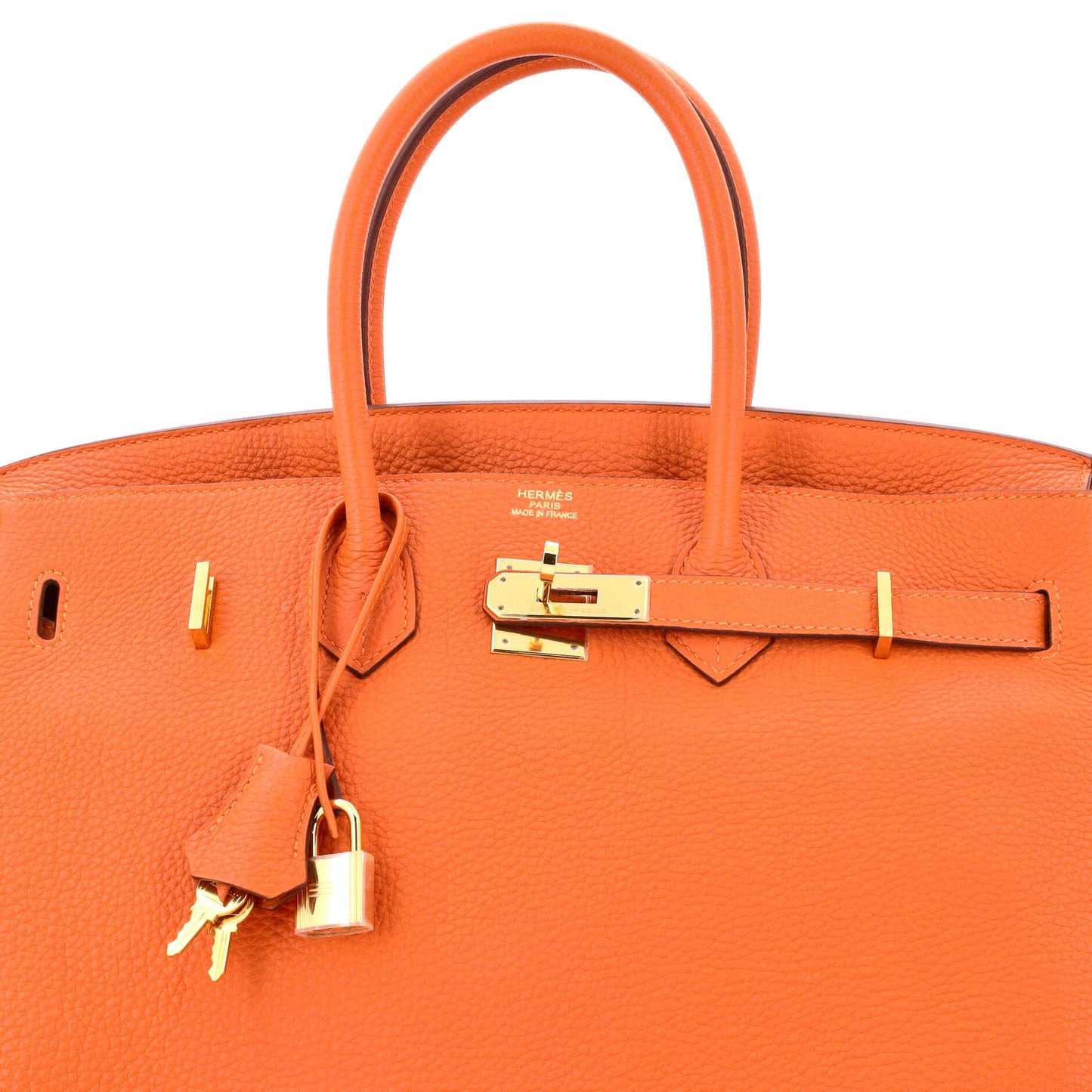 Birkin Handbag Feu Togo with Gold Hardware 35