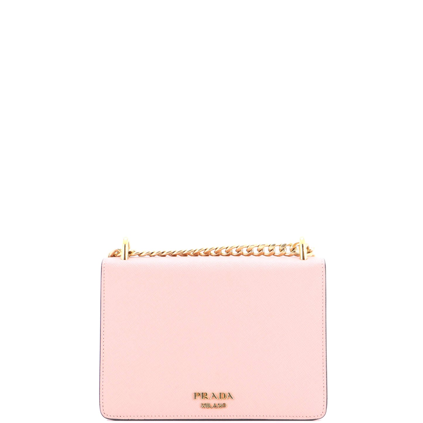 Envelope Flap Chain Shoulder bag Saffiano Leather Small