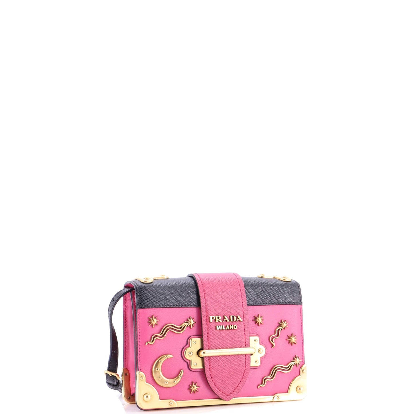Cahier Crossbody Bag Embellished Leather Small