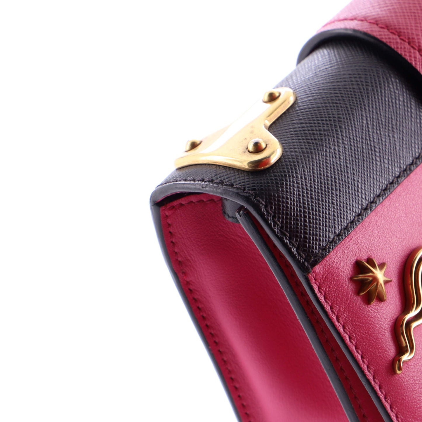 Cahier Crossbody Bag Embellished Leather Small