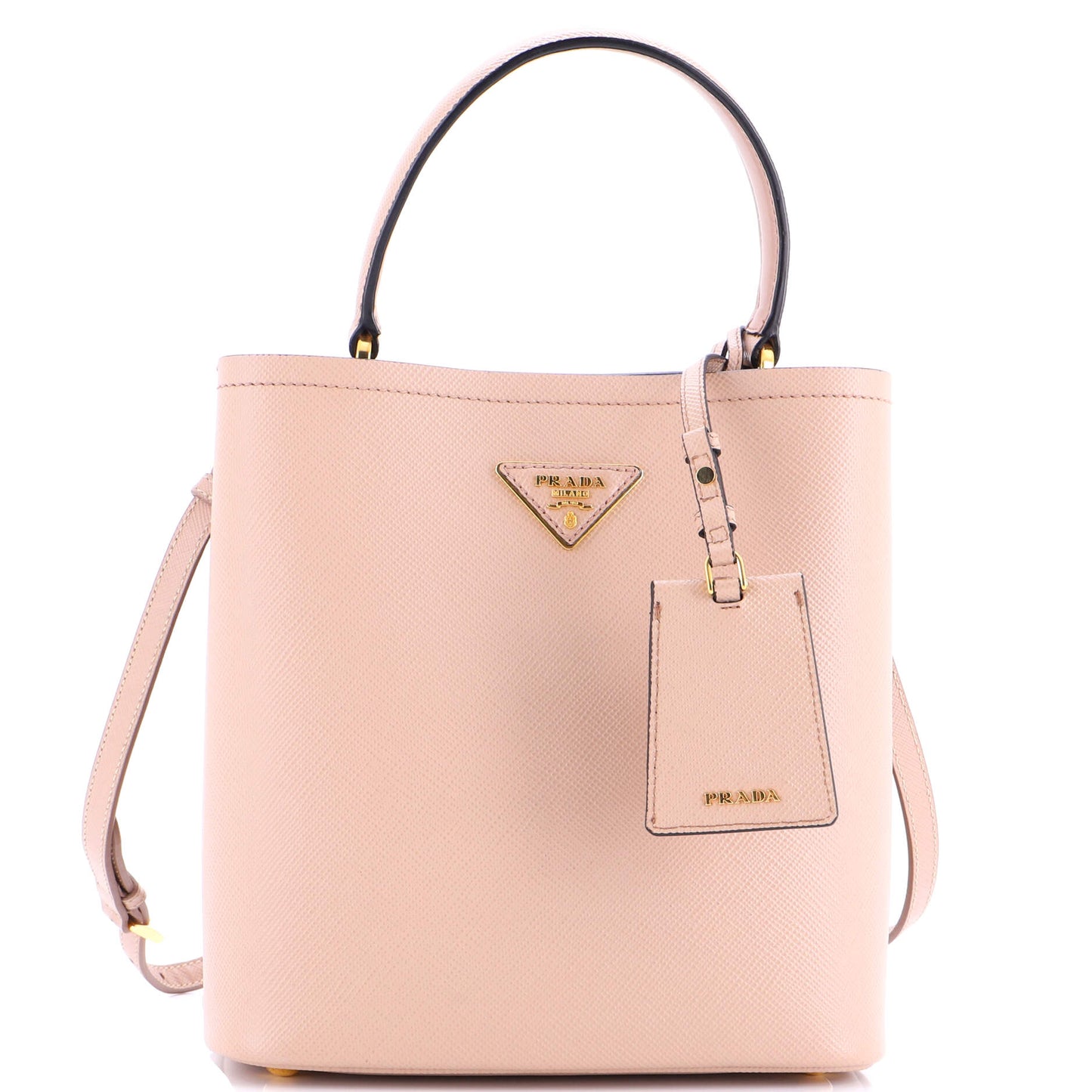 Panier Bucket Bag Saffiano Leather Medium