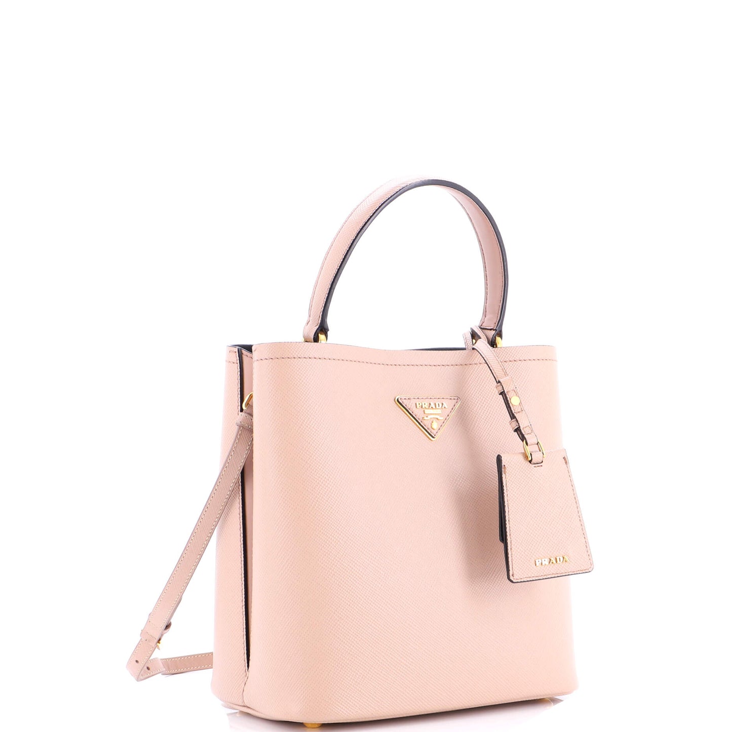 Panier Bucket Bag Saffiano Leather Medium