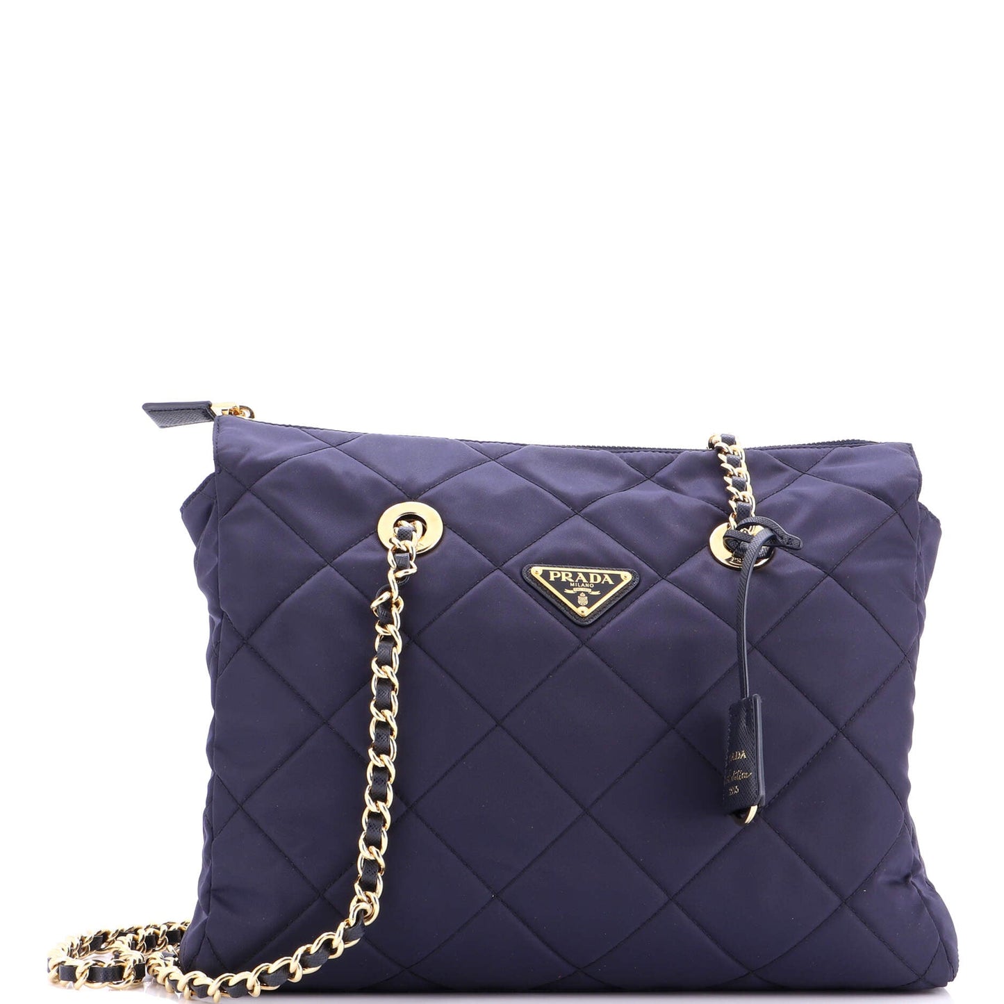 Re-Edition 1995 Chain Tote Quilted Re-Nylon Medium