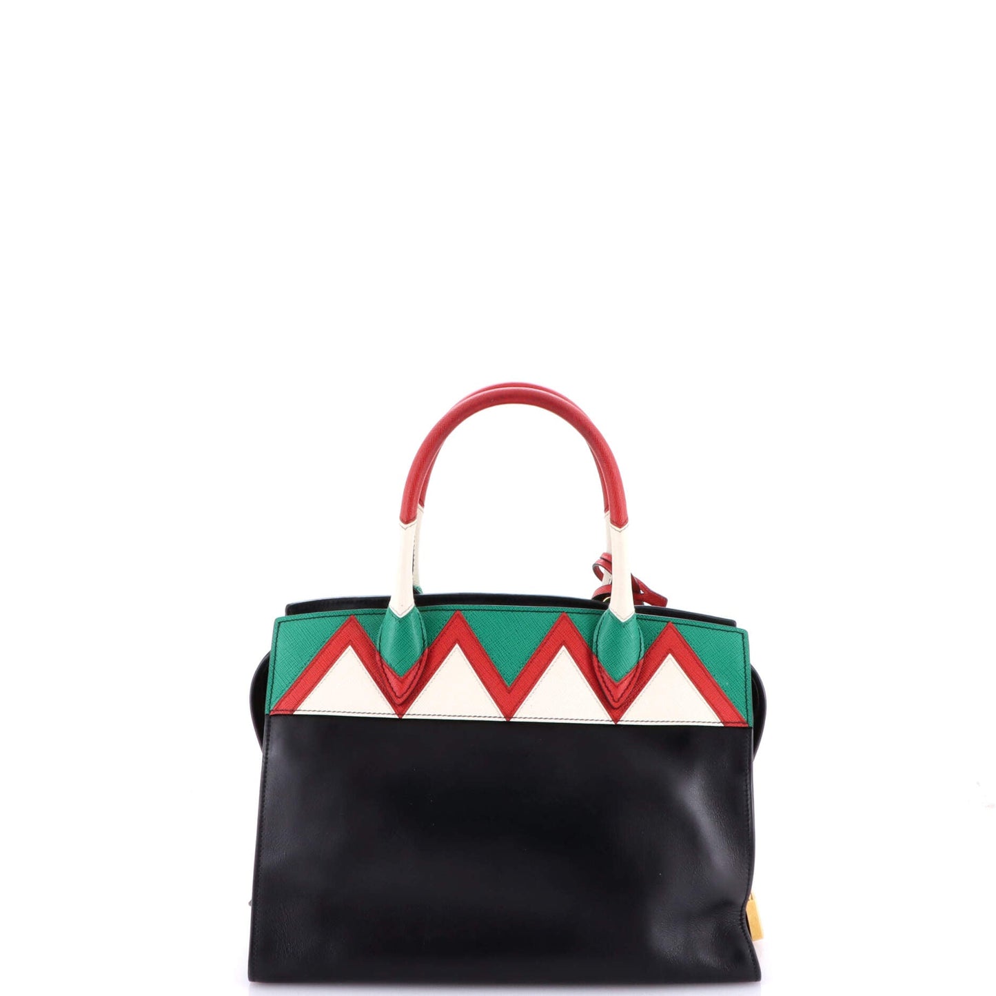 Esplanade Tote City Calf and Greca Saffiano Medium