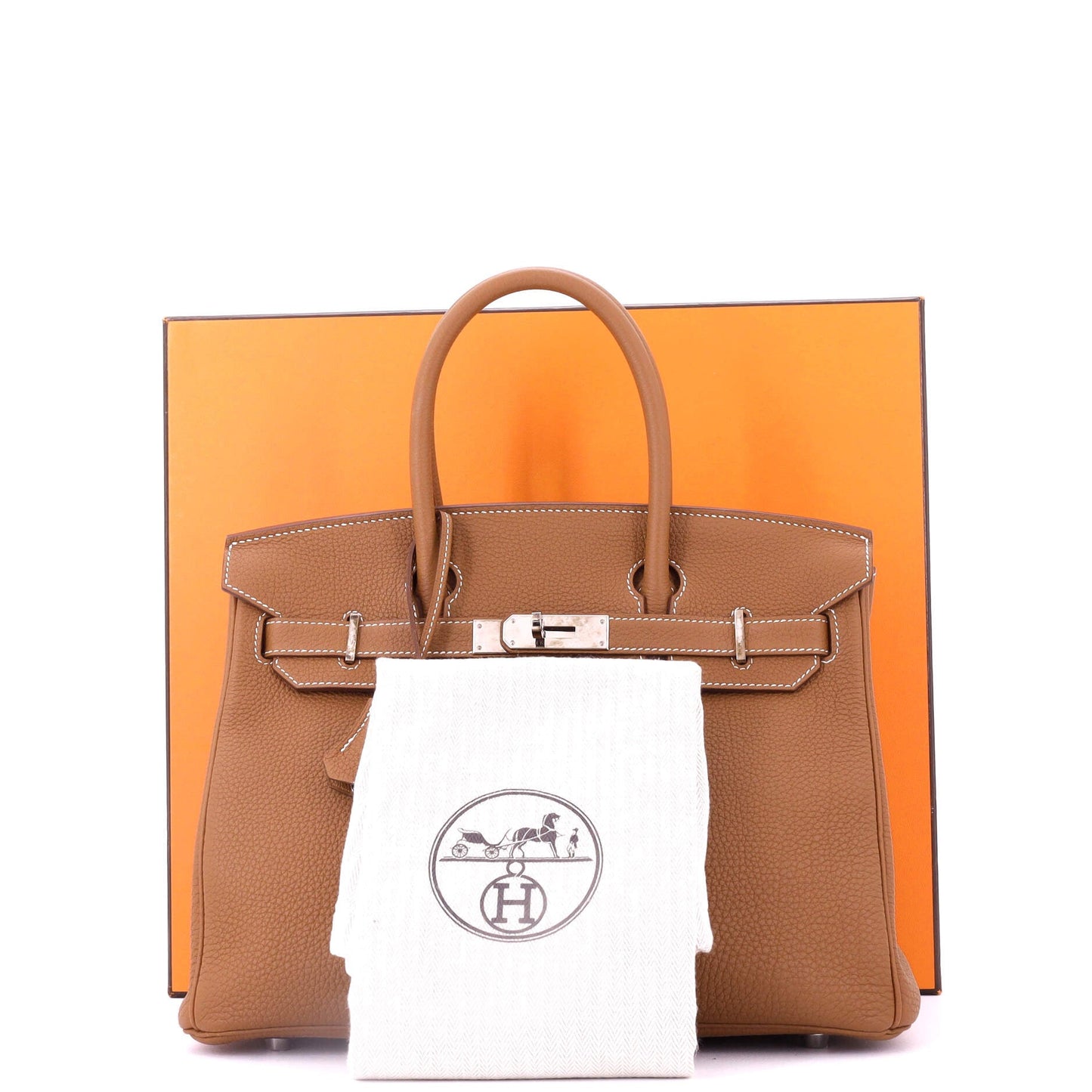 Birkin Handbag Gold Togo with Palladium Hardware 30