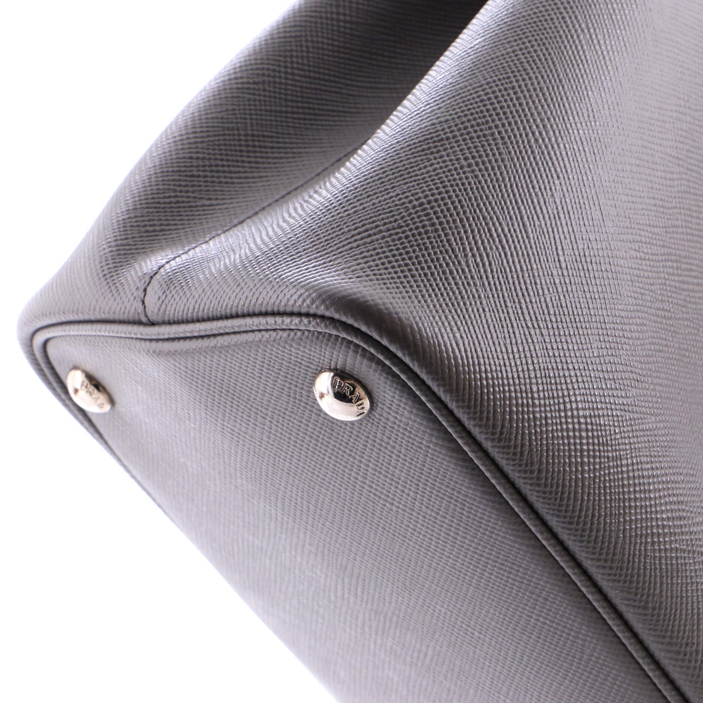 Cuir Double Tote Saffiano Leather Medium