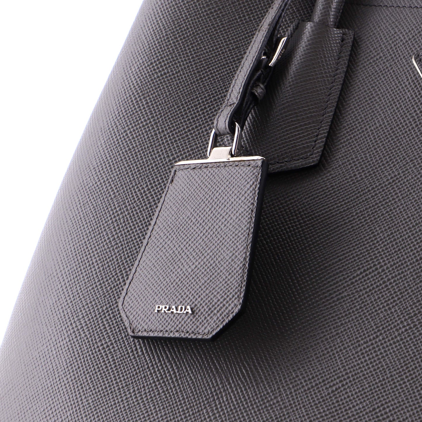 Cuir Double Tote Saffiano Leather Medium