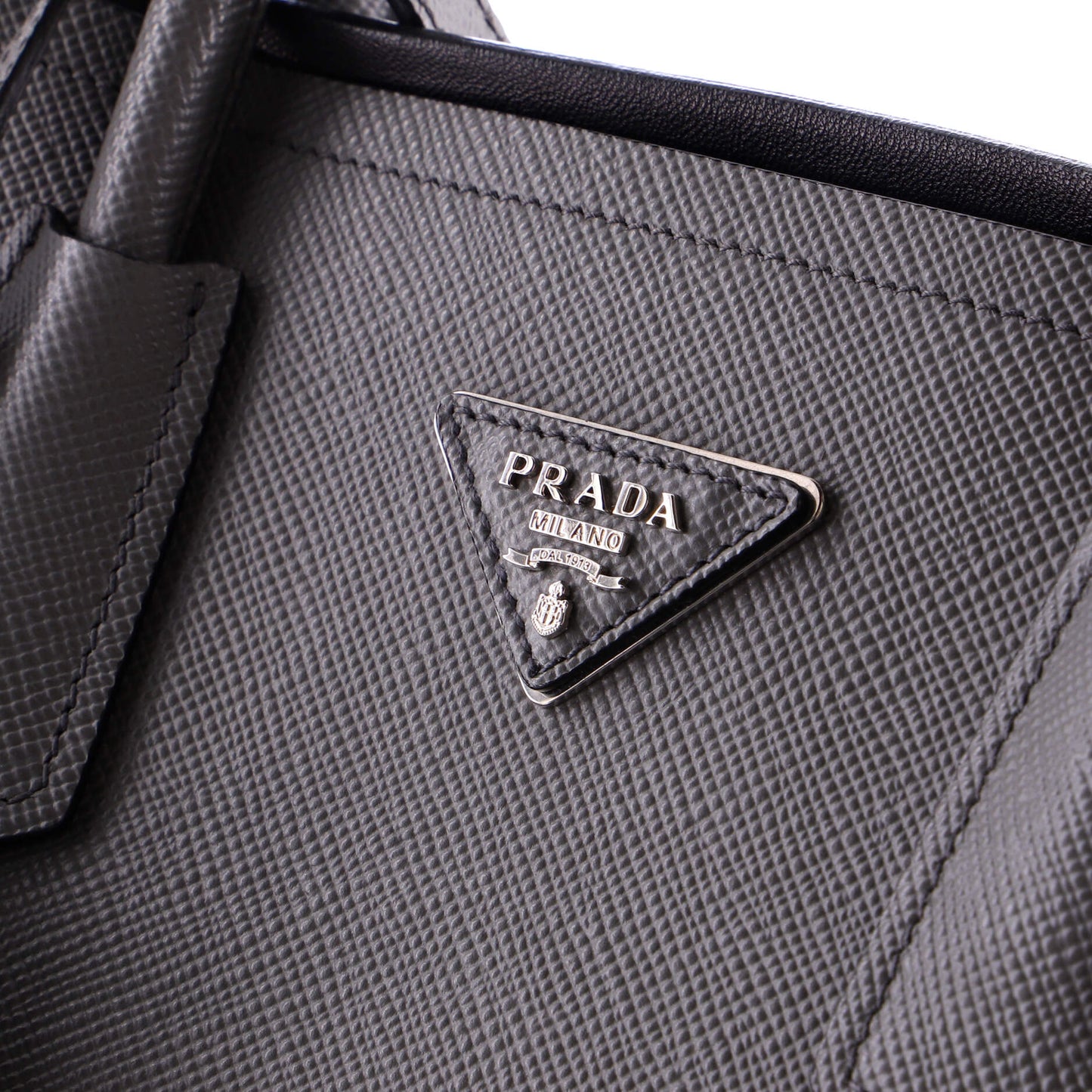 Cuir Double Tote Saffiano Leather Medium