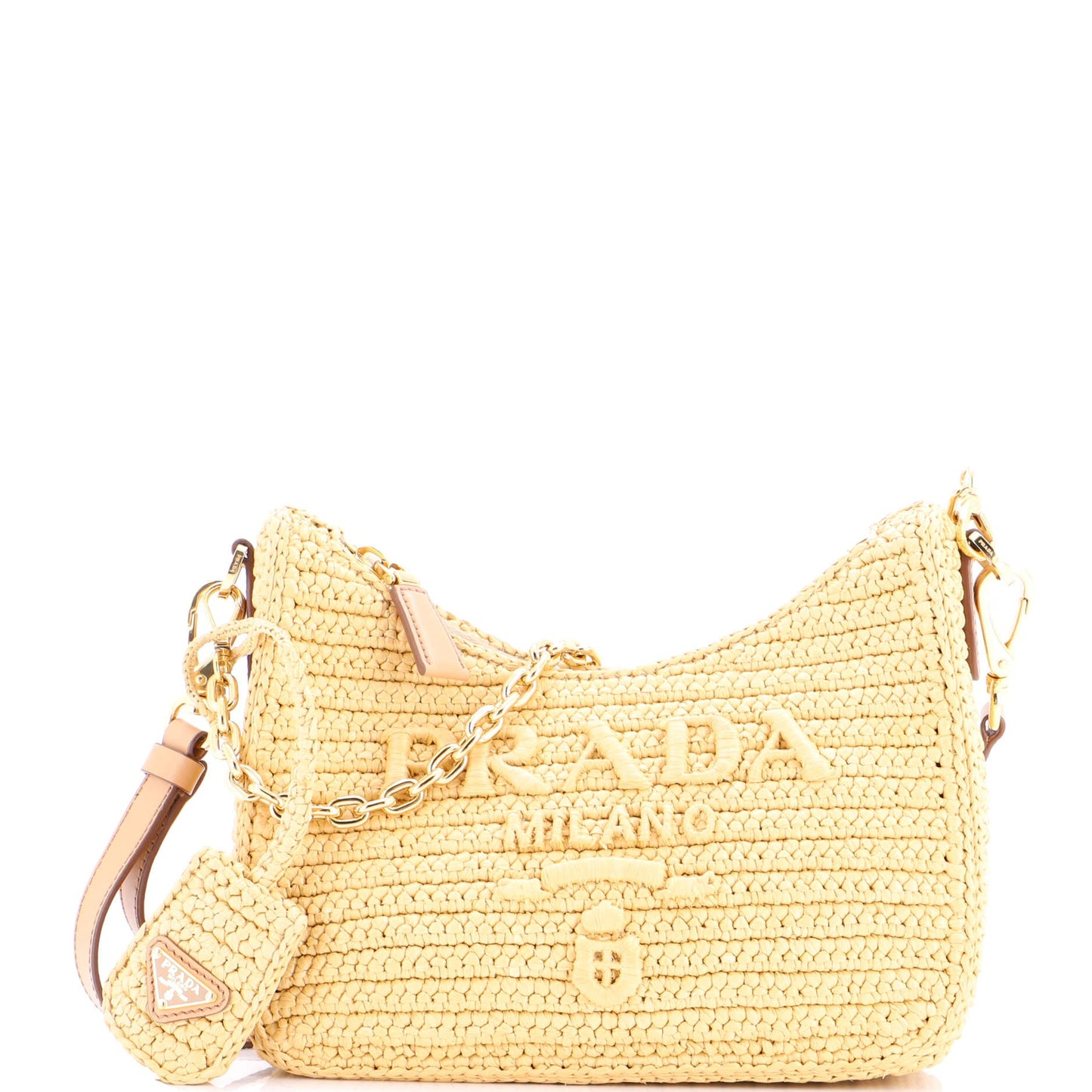 Re-Edition 2000 Shoulder Bag Raffia Mini