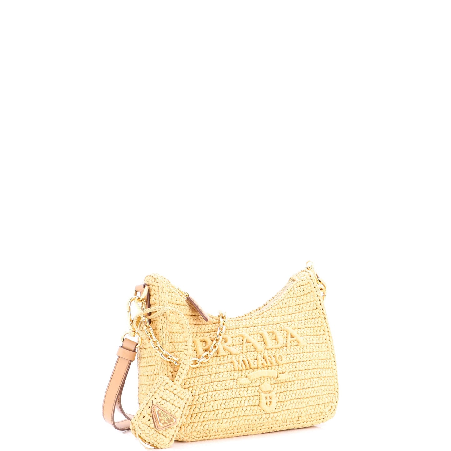 Re-Edition 2000 Shoulder Bag Raffia Mini
