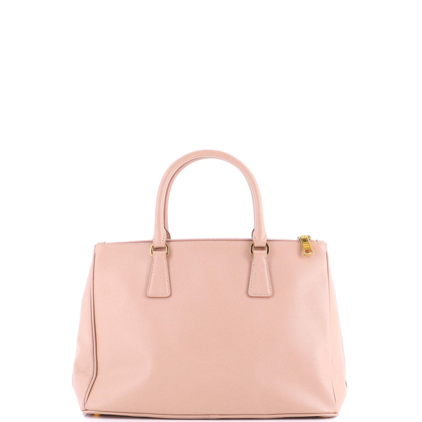 Double Zip Lux Tote Saffiano Leather Medium